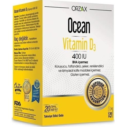 Ocean Vitamin D3 400 IU Sprey