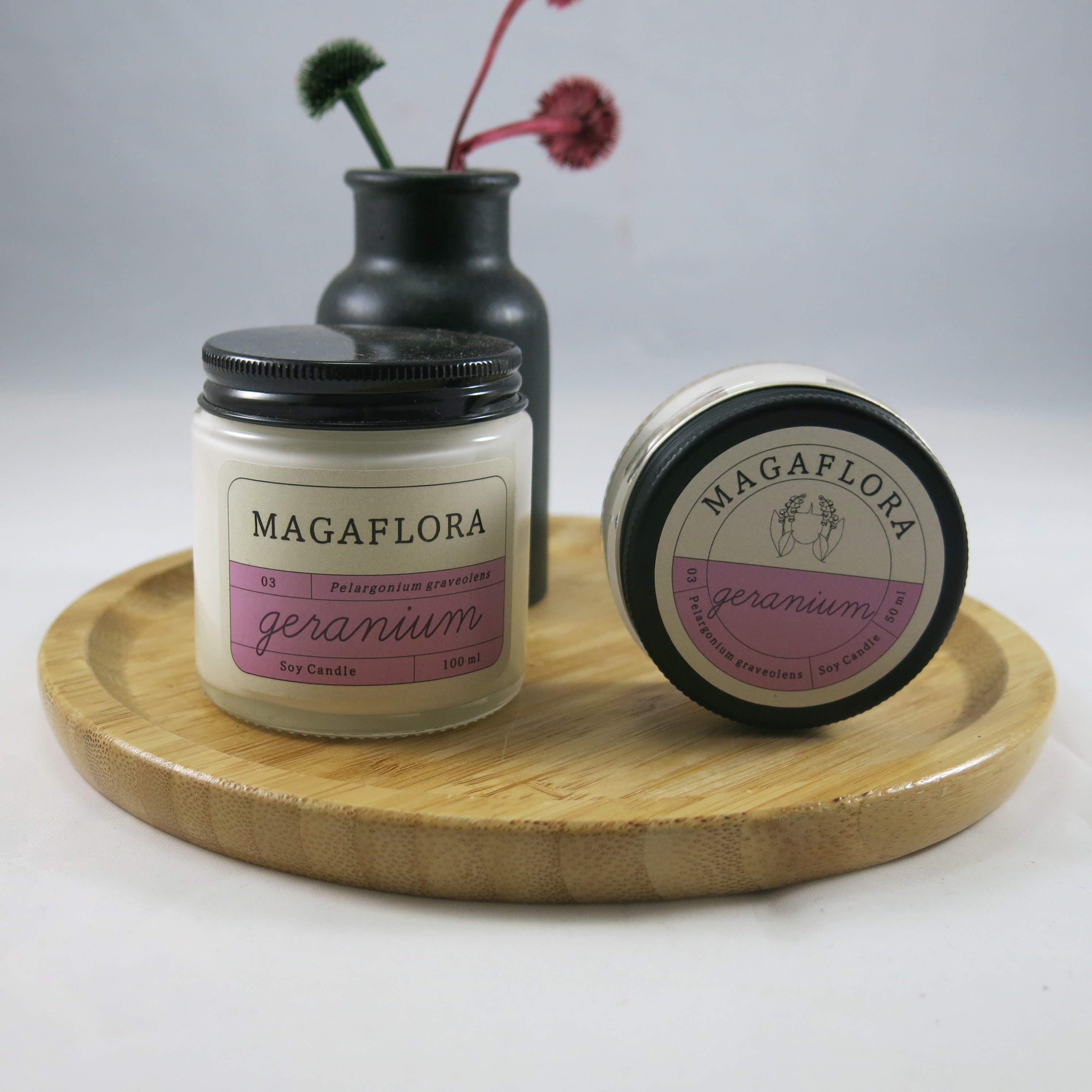 Geranium Soya Wax Mum