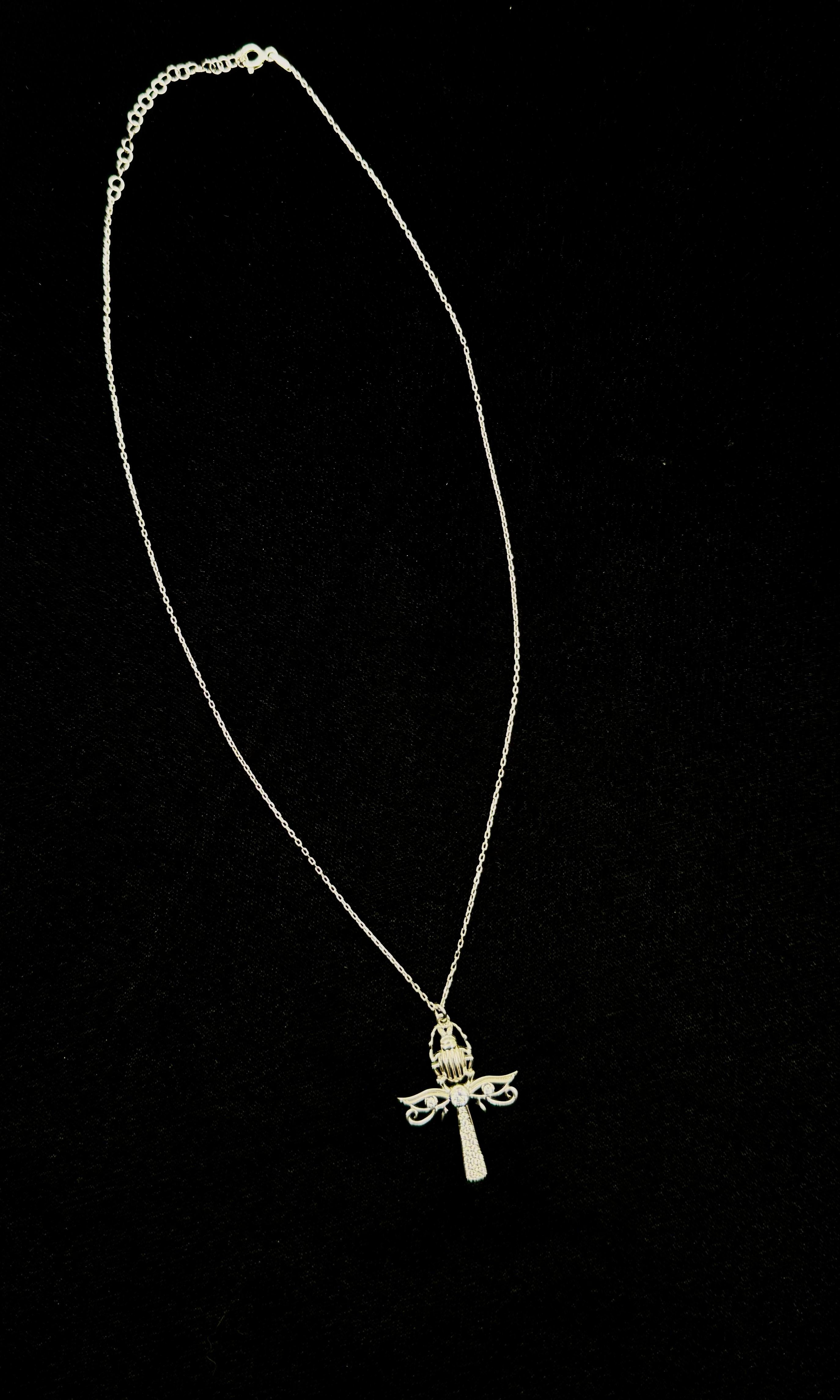 Scarab Ankh Kolye