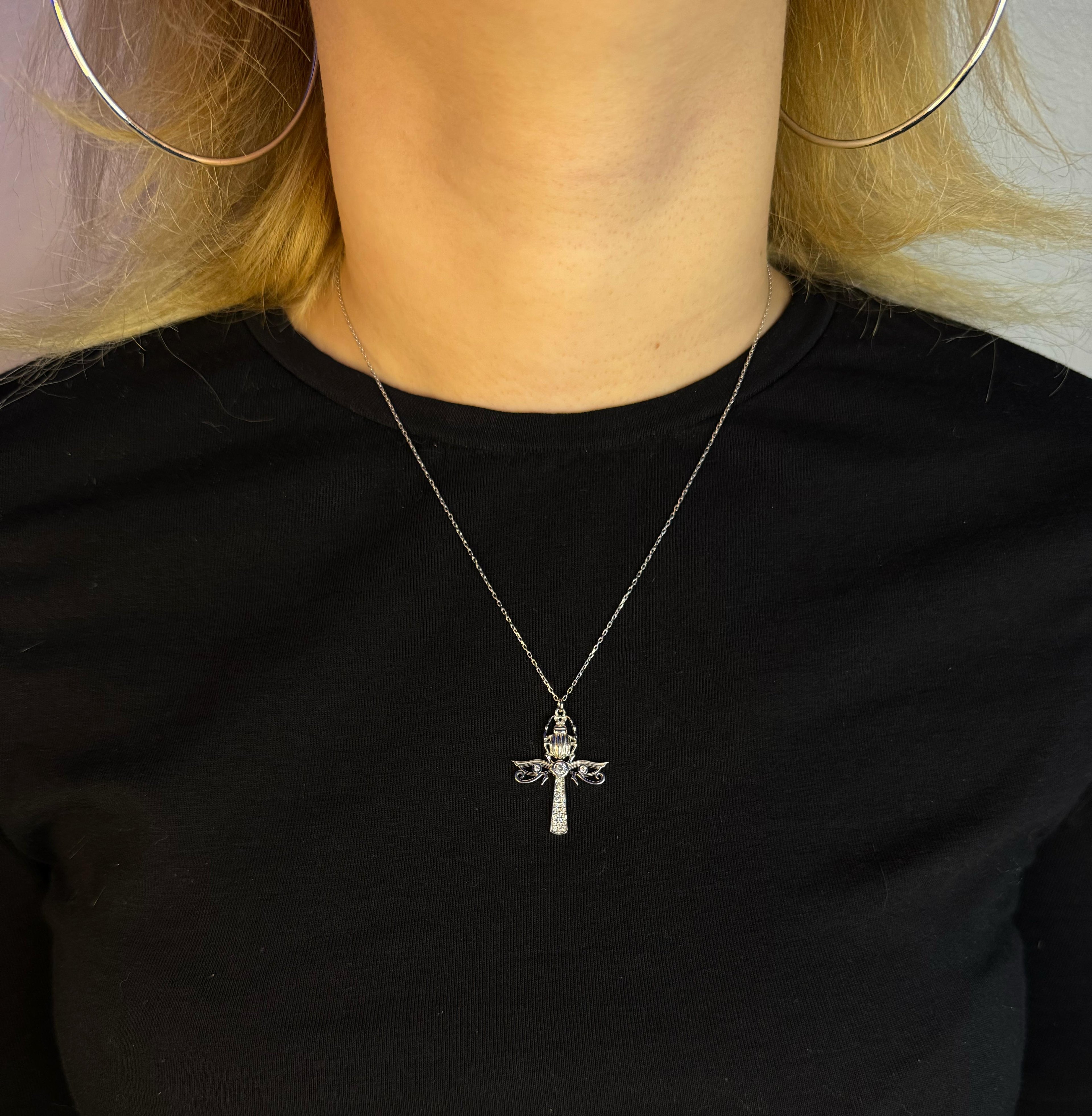 Scarab Ankh Kolye