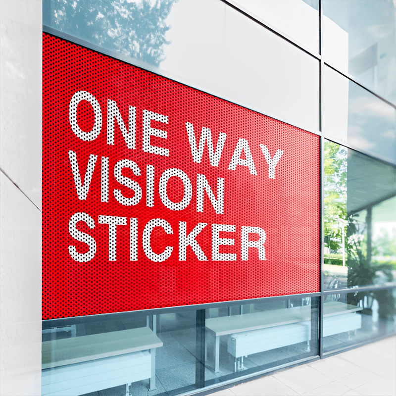 One Way Vision Beyaz