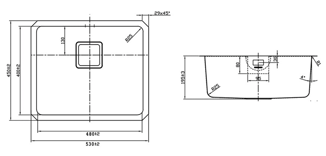 RANGEMASTER - ATLANTIC QUAD EVYE - 1 Hazne