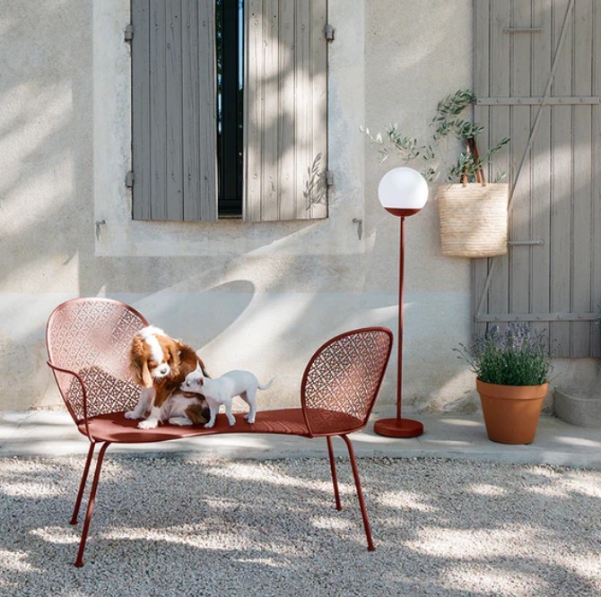 FERMOB - LORETTE CONVERSATION BENCH
