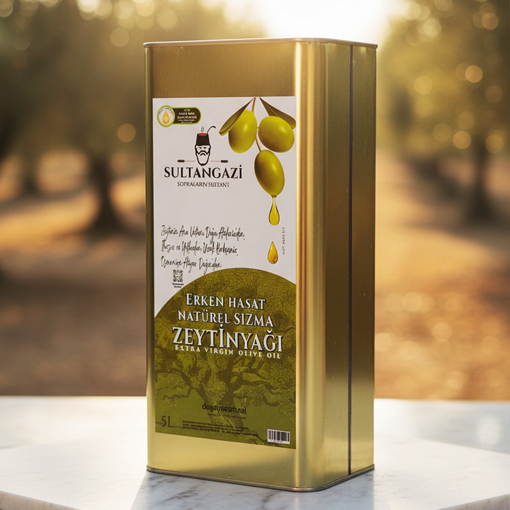 Erken Hasat Natürel Sızma Zeytinyağı - 5 LT