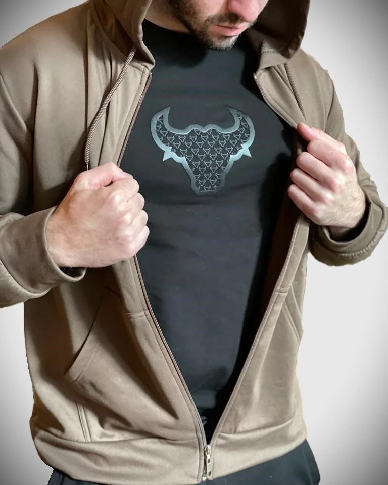 Unsgear Deri Boga Logolu T-Shirt