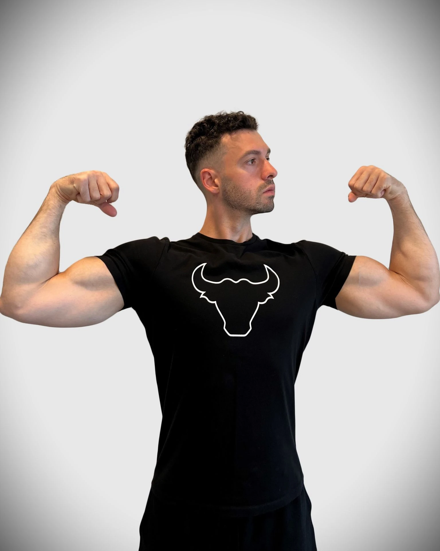 Unsgear Boga Logolu T-Shirt (Siyah)