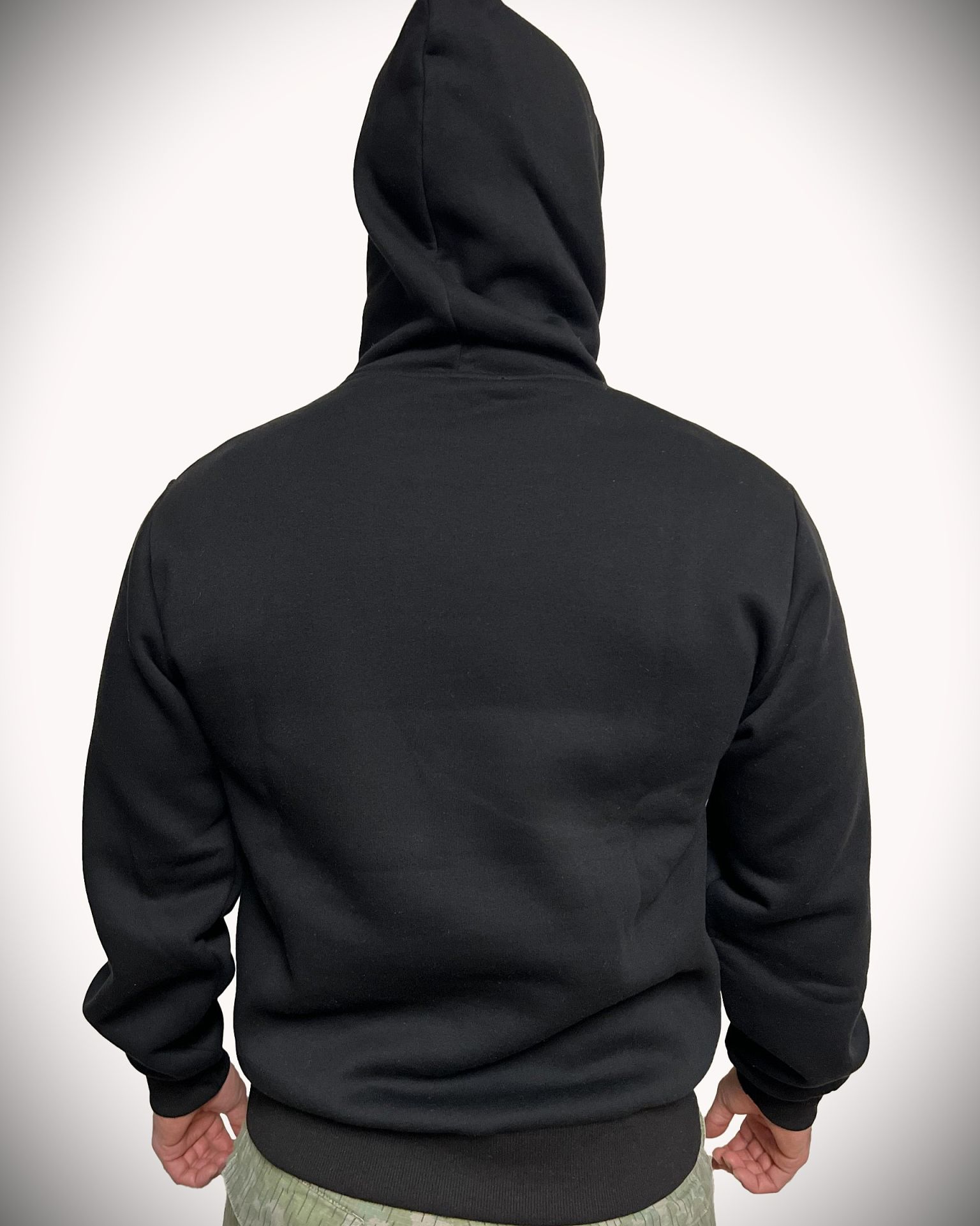 Unsgear ''u n s a t i s f i e d'' baskili Hoodie (Siyah)