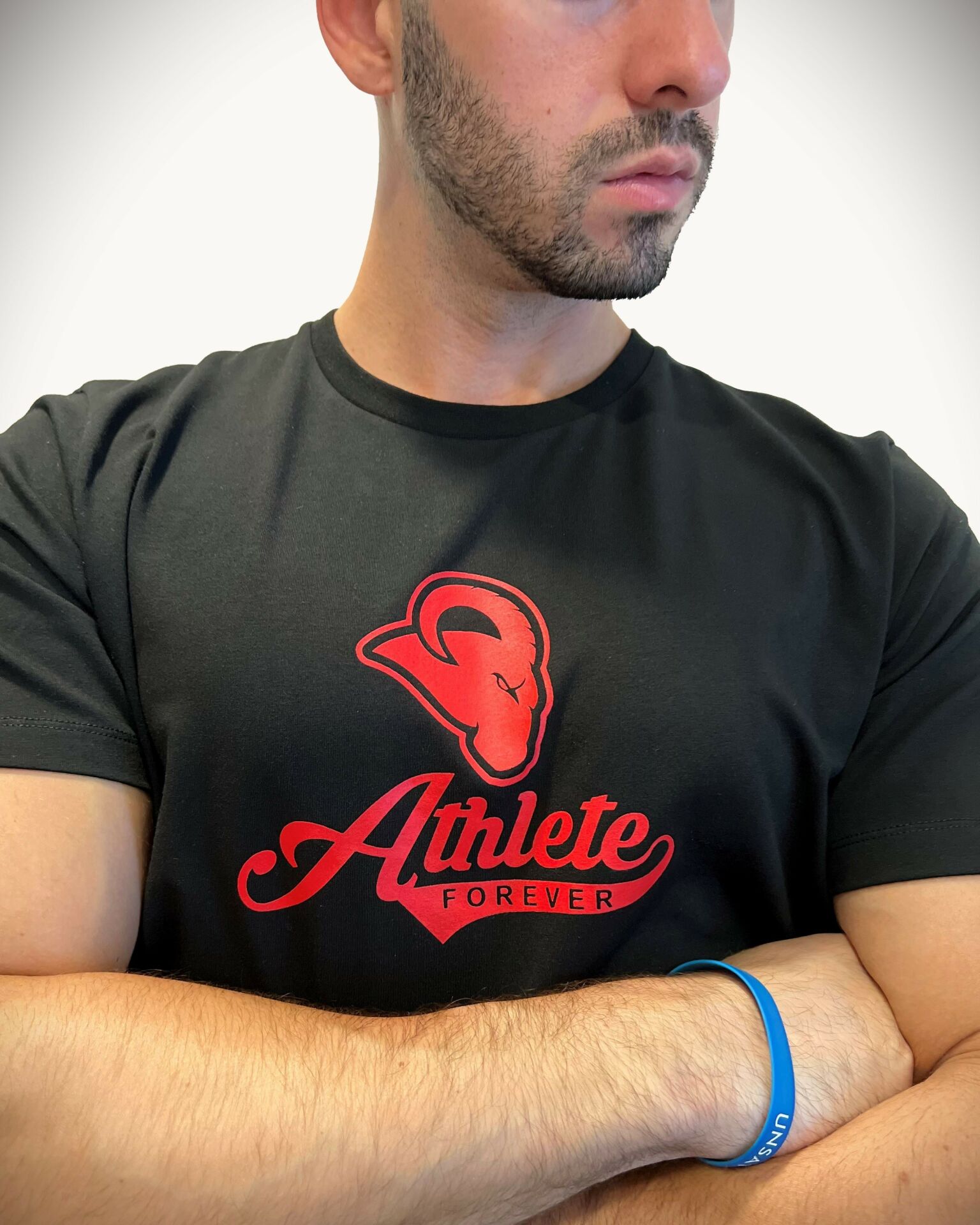 UnsGear ''Athlete Forever'' Baskili Tshirt (Kirmizi)