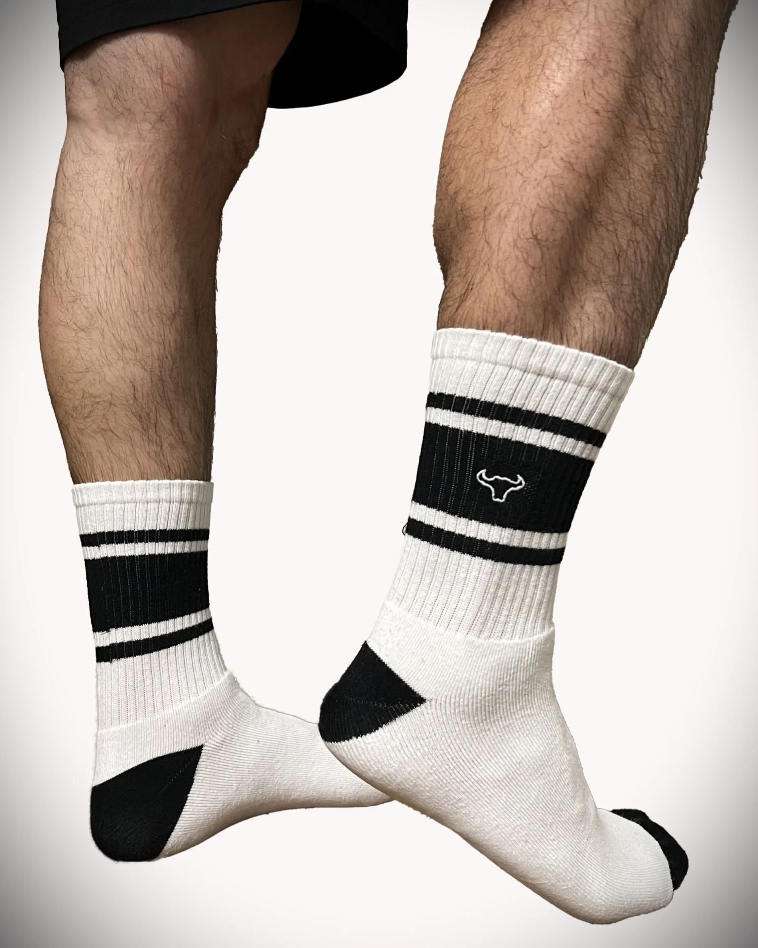 Unsgear Sporcu Corabı Nakisli Yuksek Kalite (Beyaz)