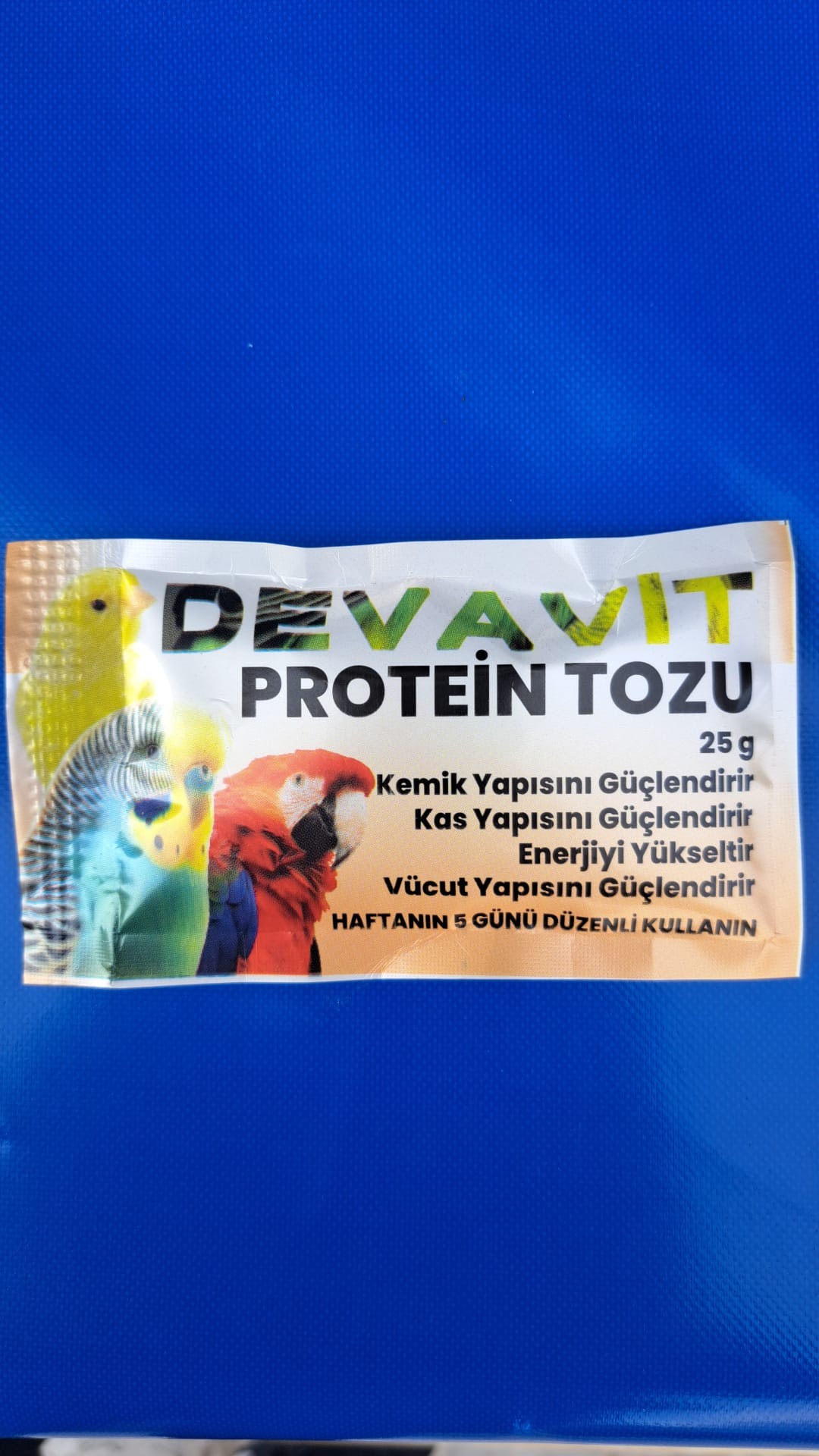 Devavit Muhabbet kuşu, Papağan Protein Tozu 25 gr