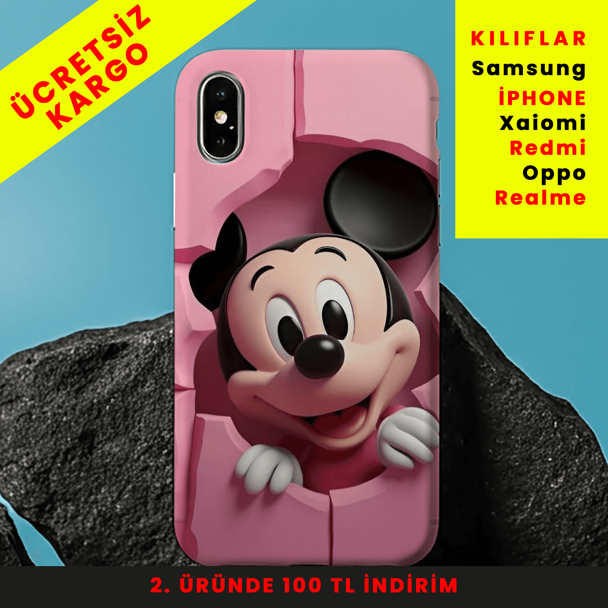 Sweet Minnie Tasarım Baskılı Telefon Kılıfları