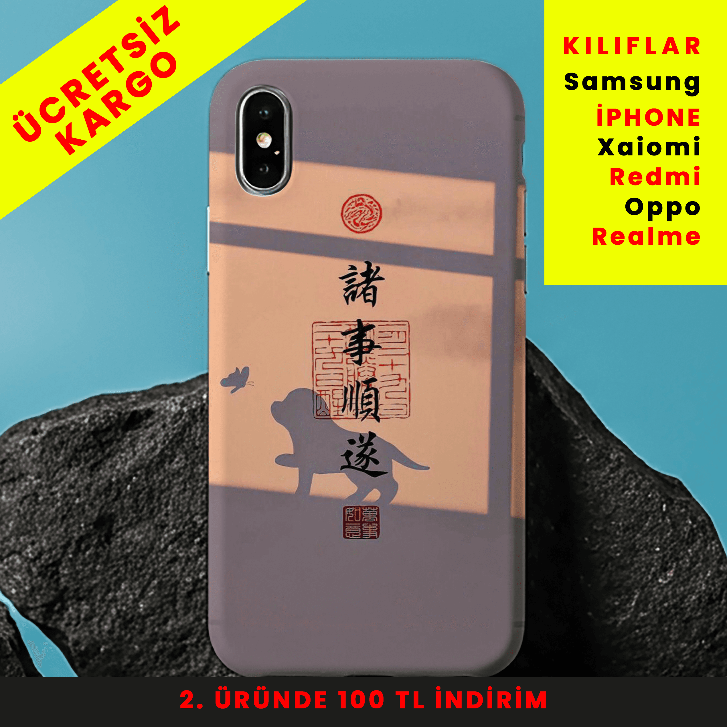 Peaceful Pup Tasarım Baskılı Telefon Kılıfları