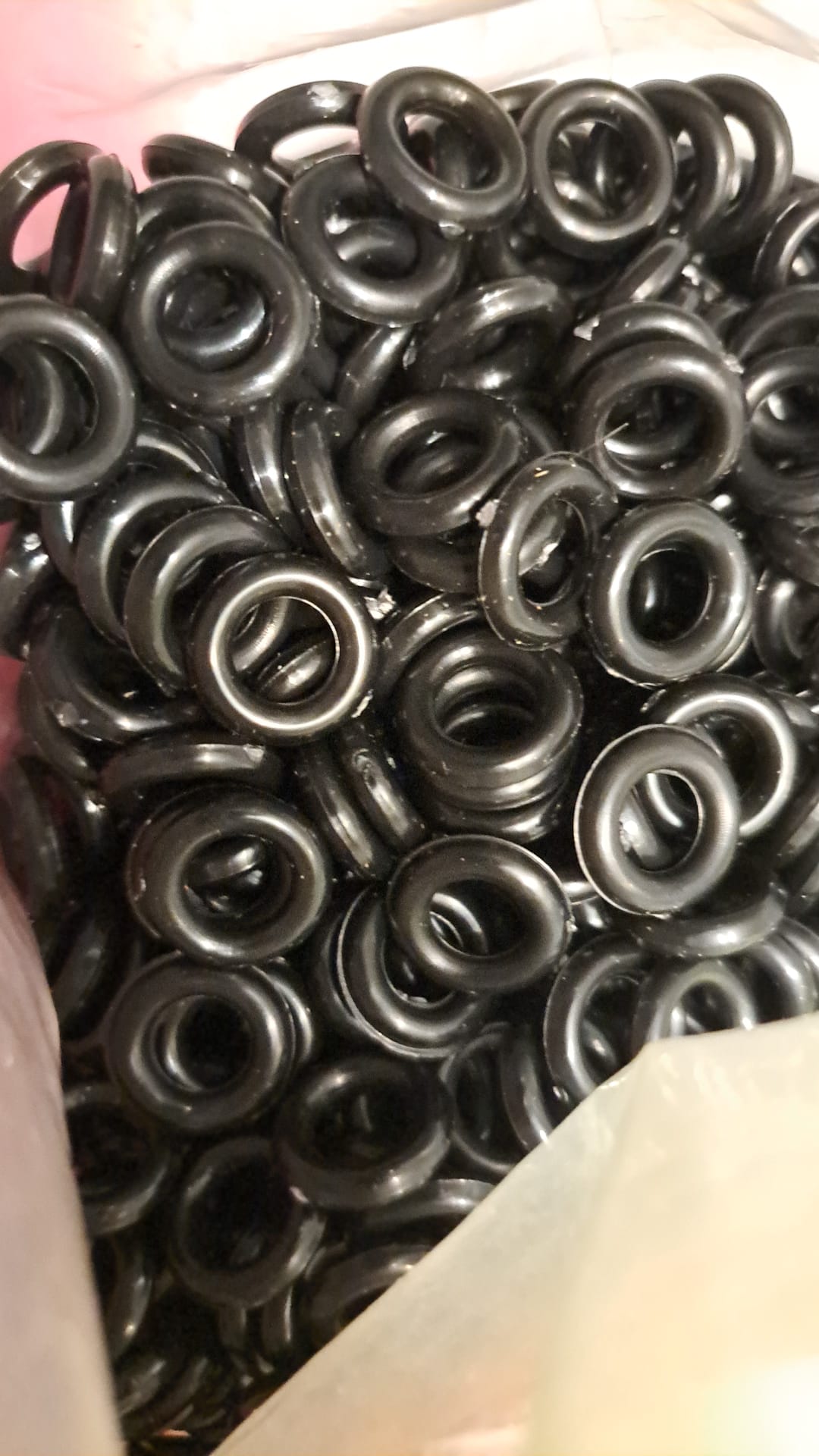 Renkli Güvercin Ayak Halkası, Simit Klips 50 adet