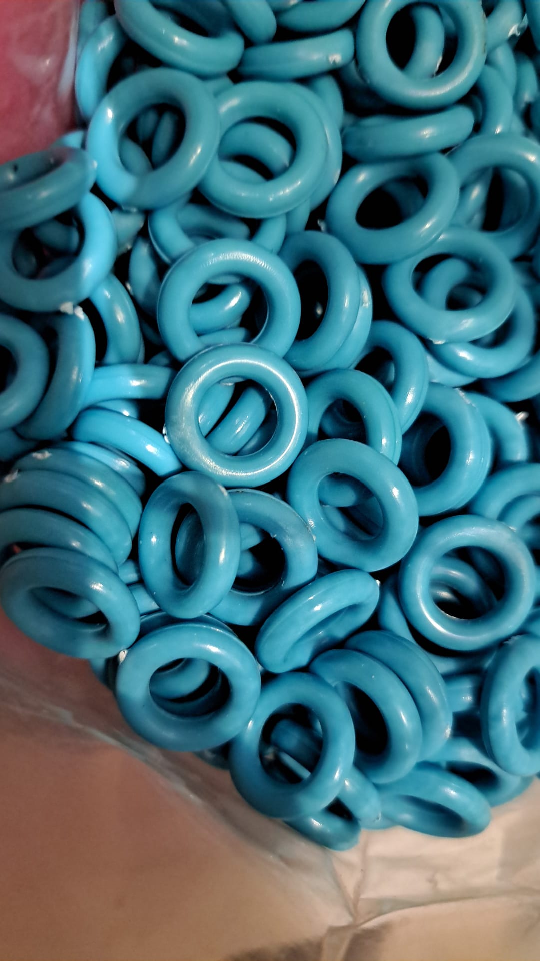 Renkli Güvercin Ayak Halkası, Simit Klips 50 adet