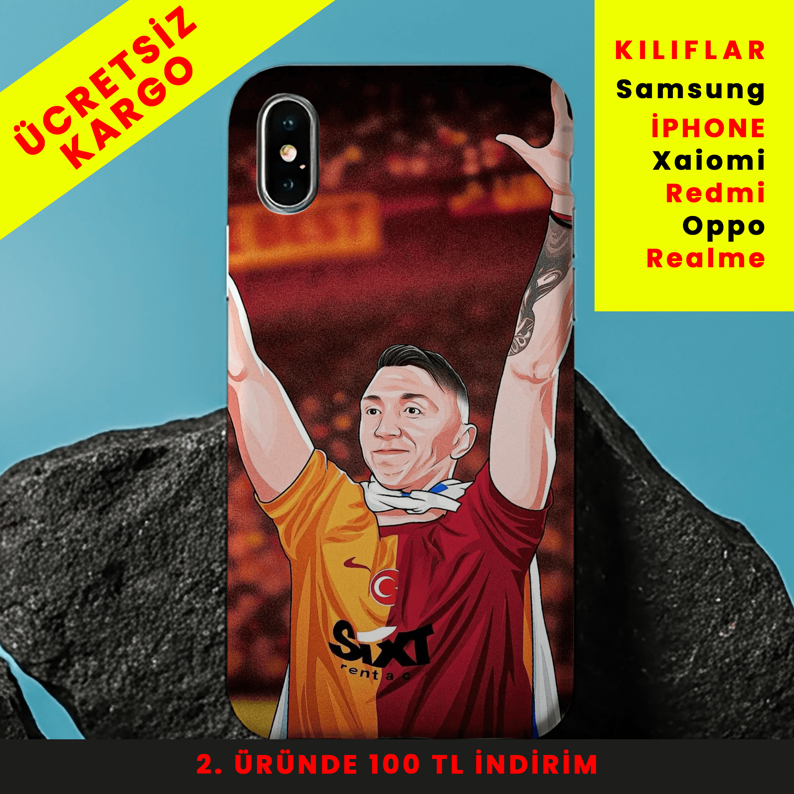 Kale Duvarı Tasarım Baskılı Telefon Kılıfları