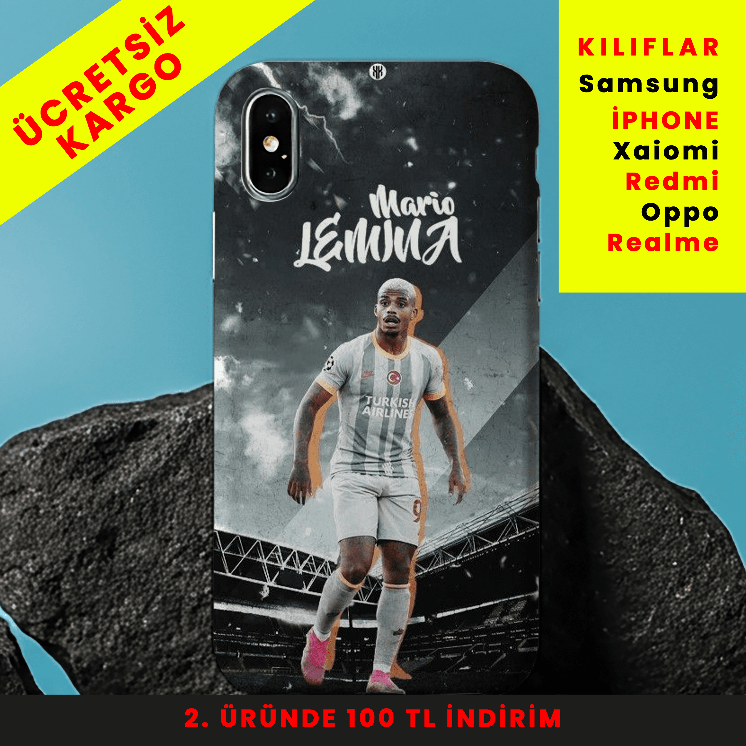 Lemina Impact-Gücün Temsili Tasarım Baskılı Telefon Kılıfları