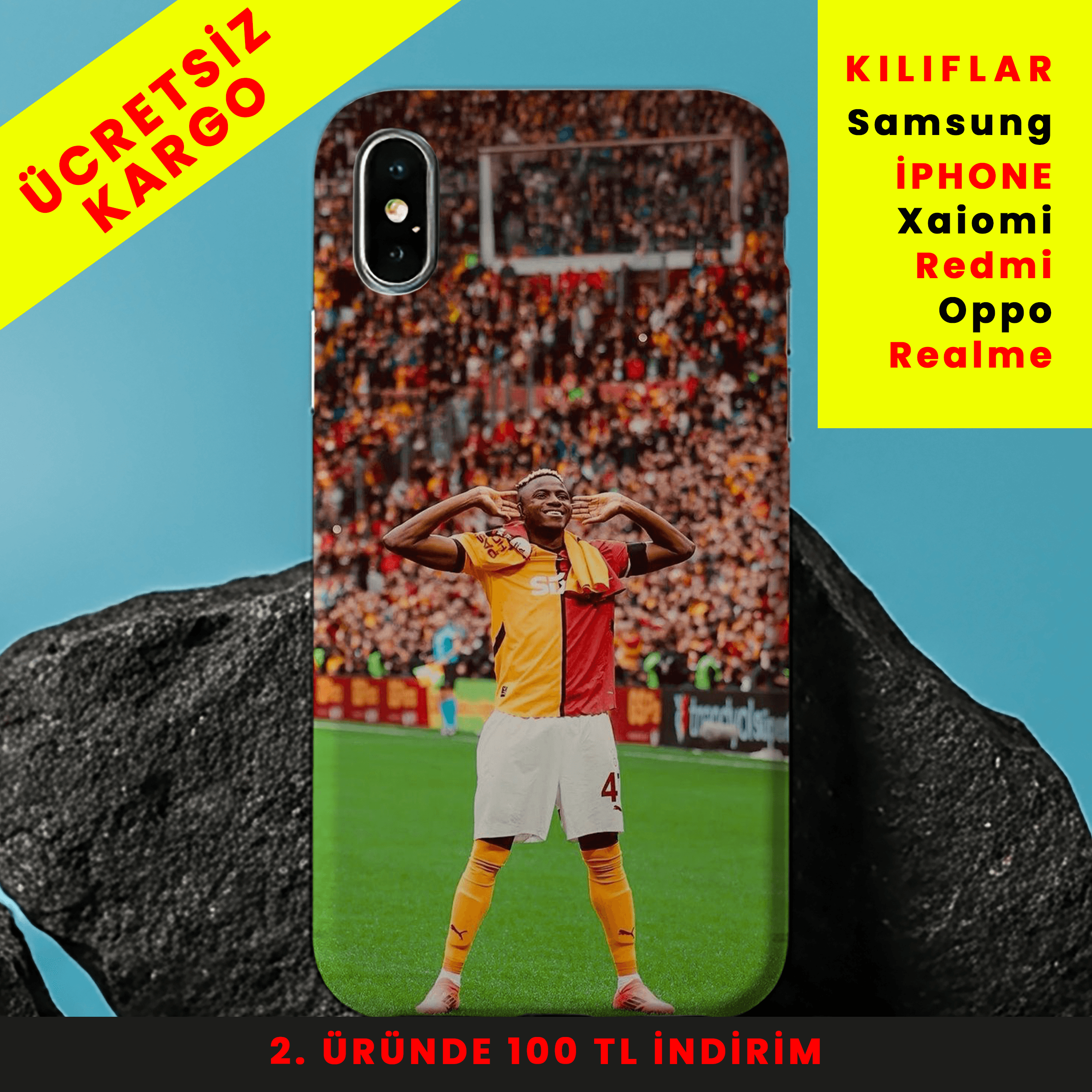 Zafer Aslanı Tasarım Baskıı Telefon Kılıfları