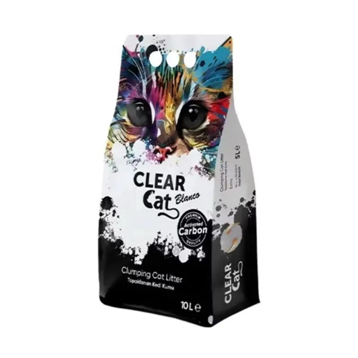 Clear Cat 10 L Bentonit + Aktif Karbon Kedi Kumu