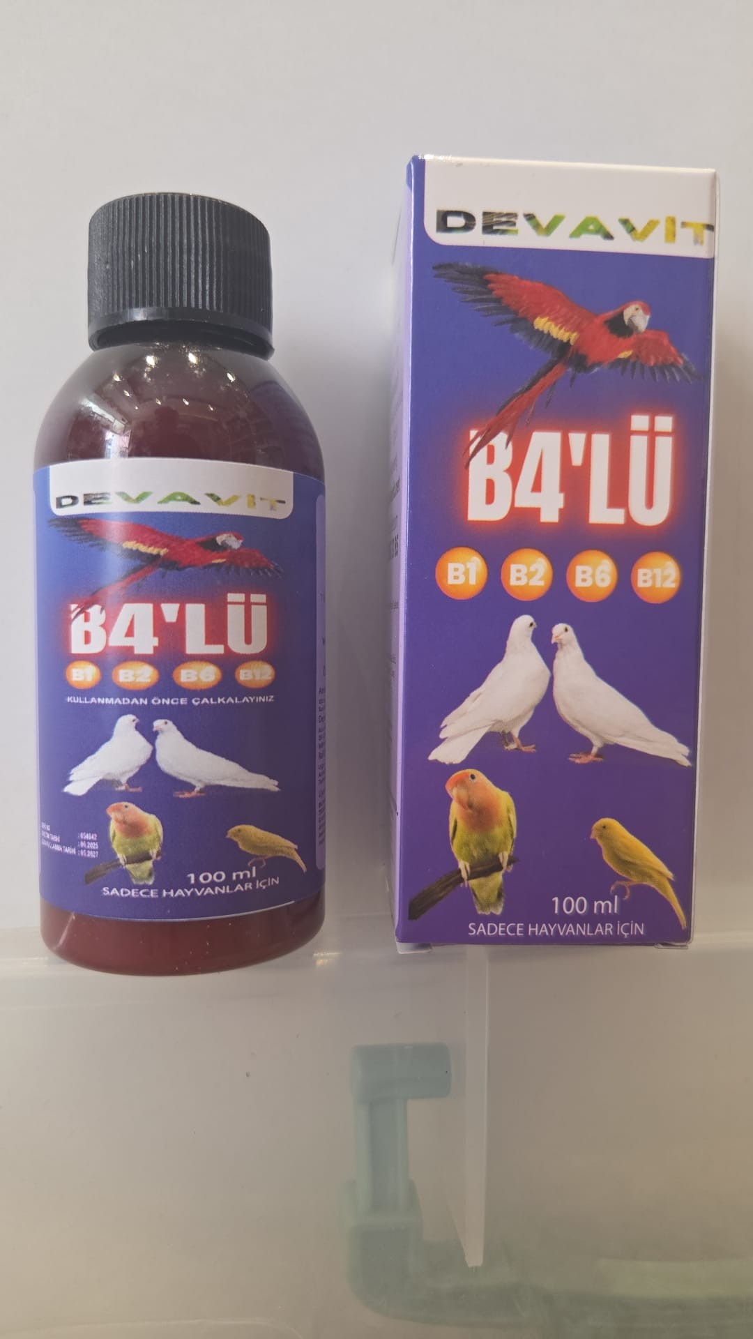 B 4 lü Sinir Sistemi, Salmonella Ecoli Ve Stress Kuş Ürünü 100 ml