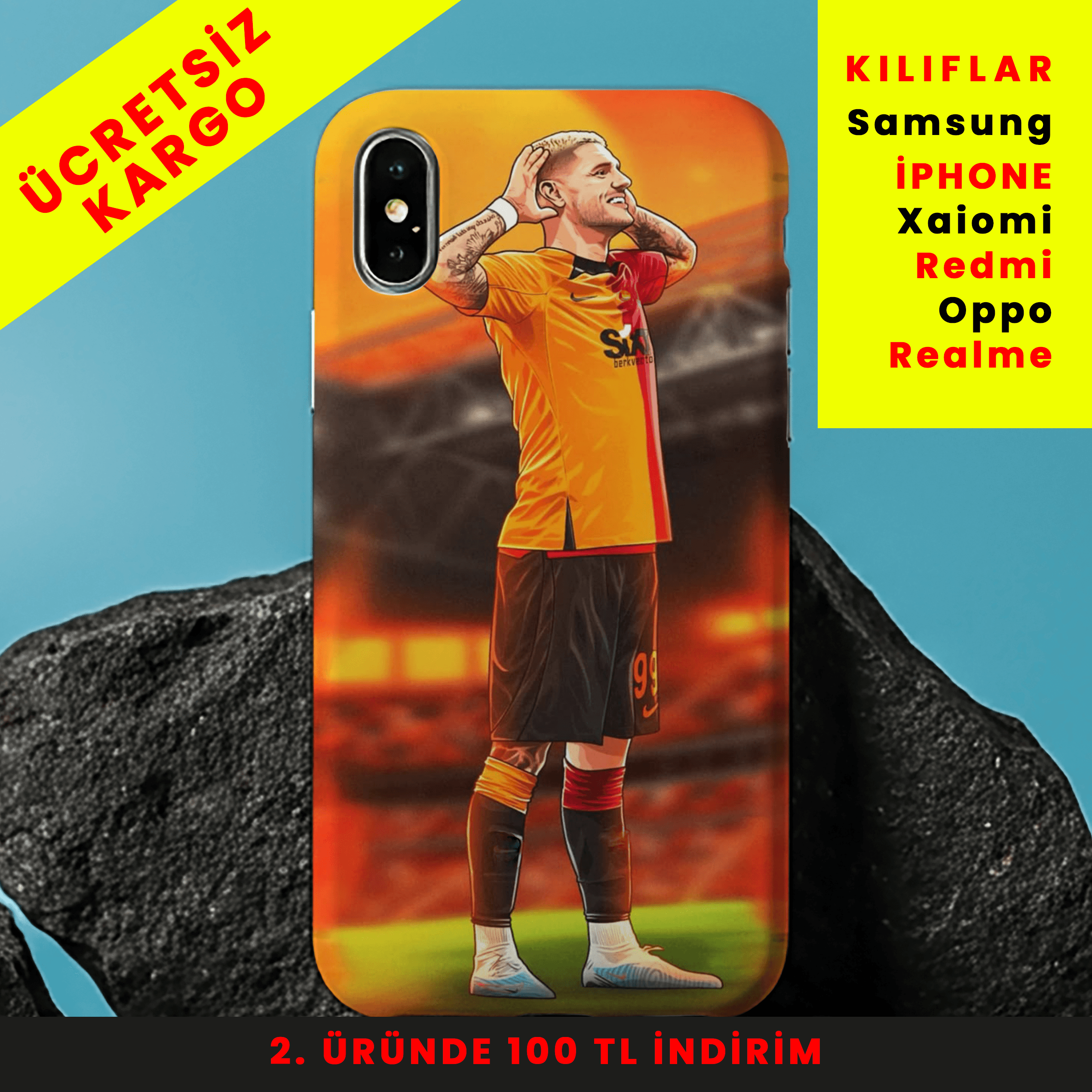 Icardı Effect Tasarım Baskılı Telefon Kılıfları