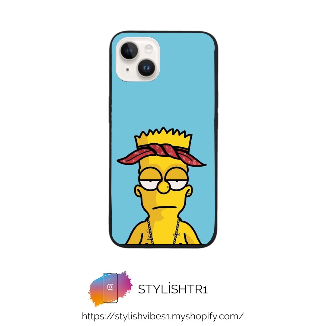 Bart Simpson Baskılı Telefon Kılıfları