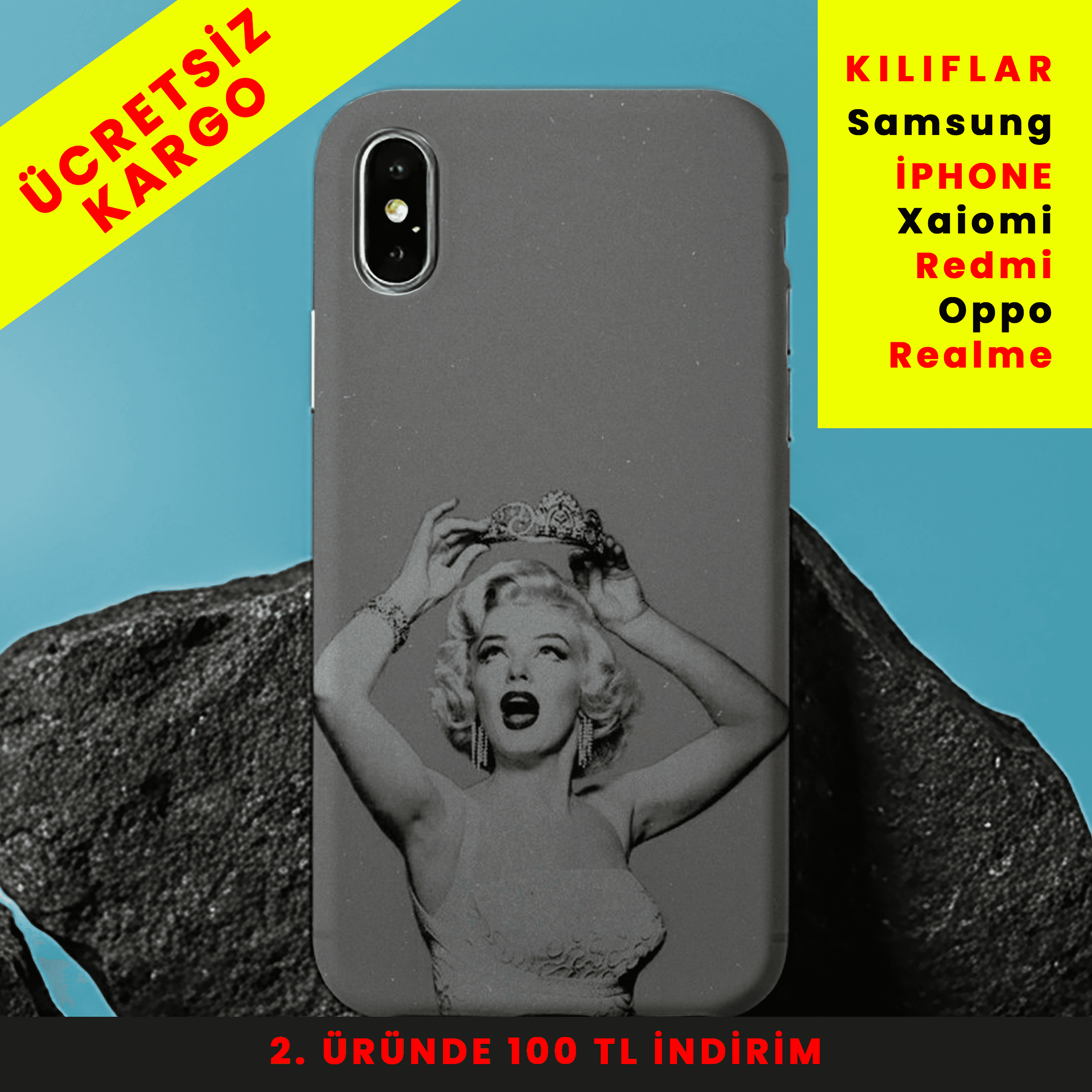 Iconic Grace Tasarım Baskılı Telefon Kılıfları