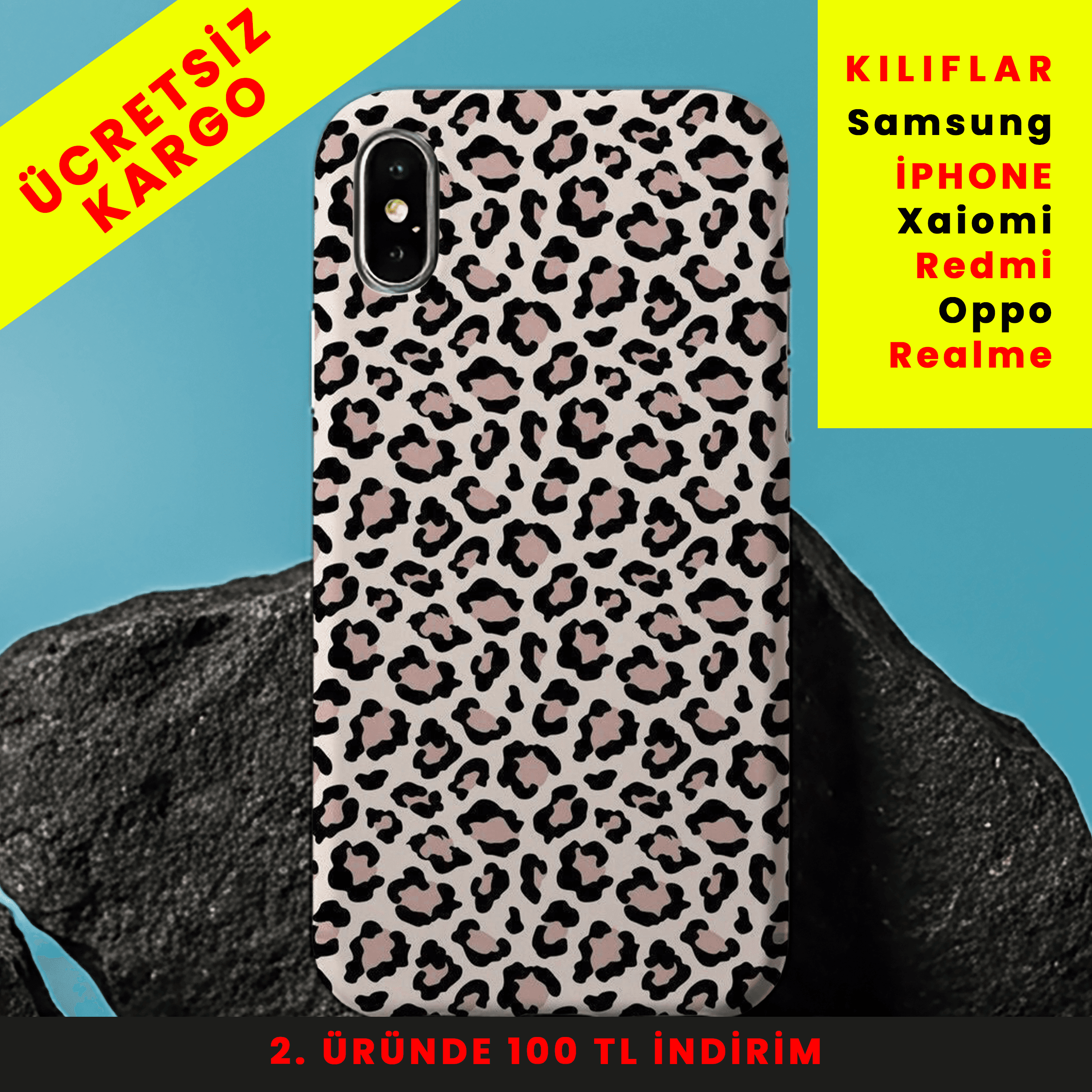 Pink Panthera Tasarım Baskılı Telefon Kılıfları