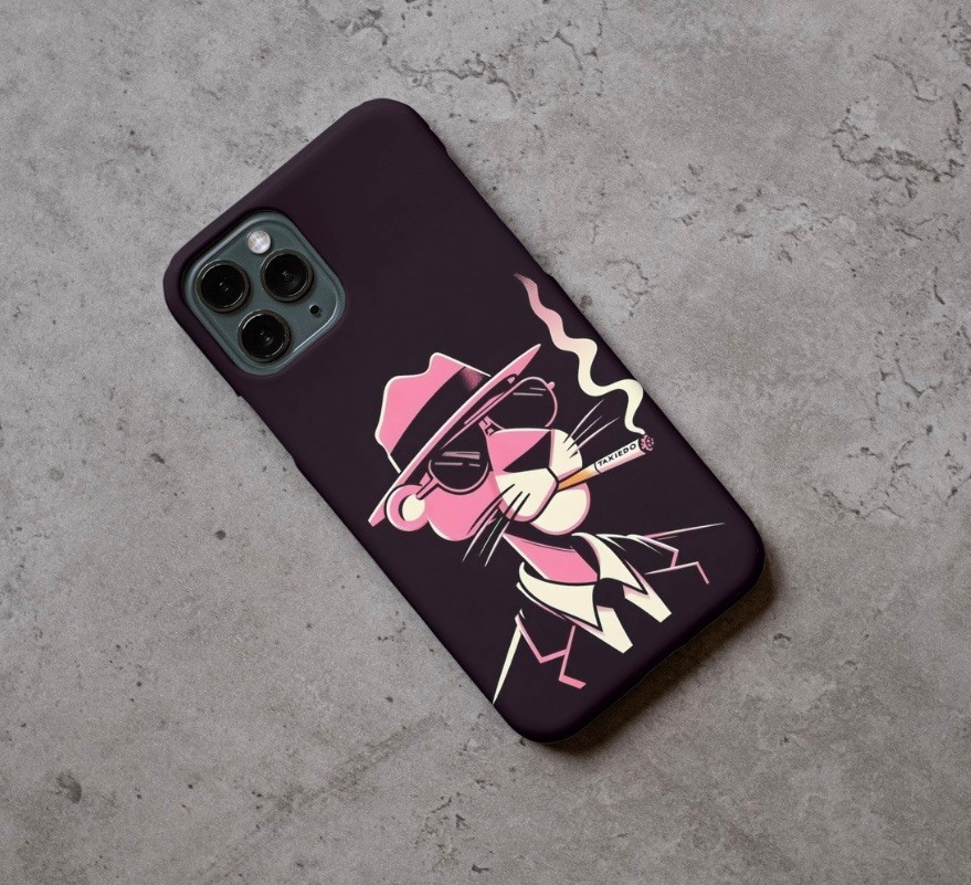 Pink Panter Vibes Tasarım Baskılı Telefon Kılıfları 