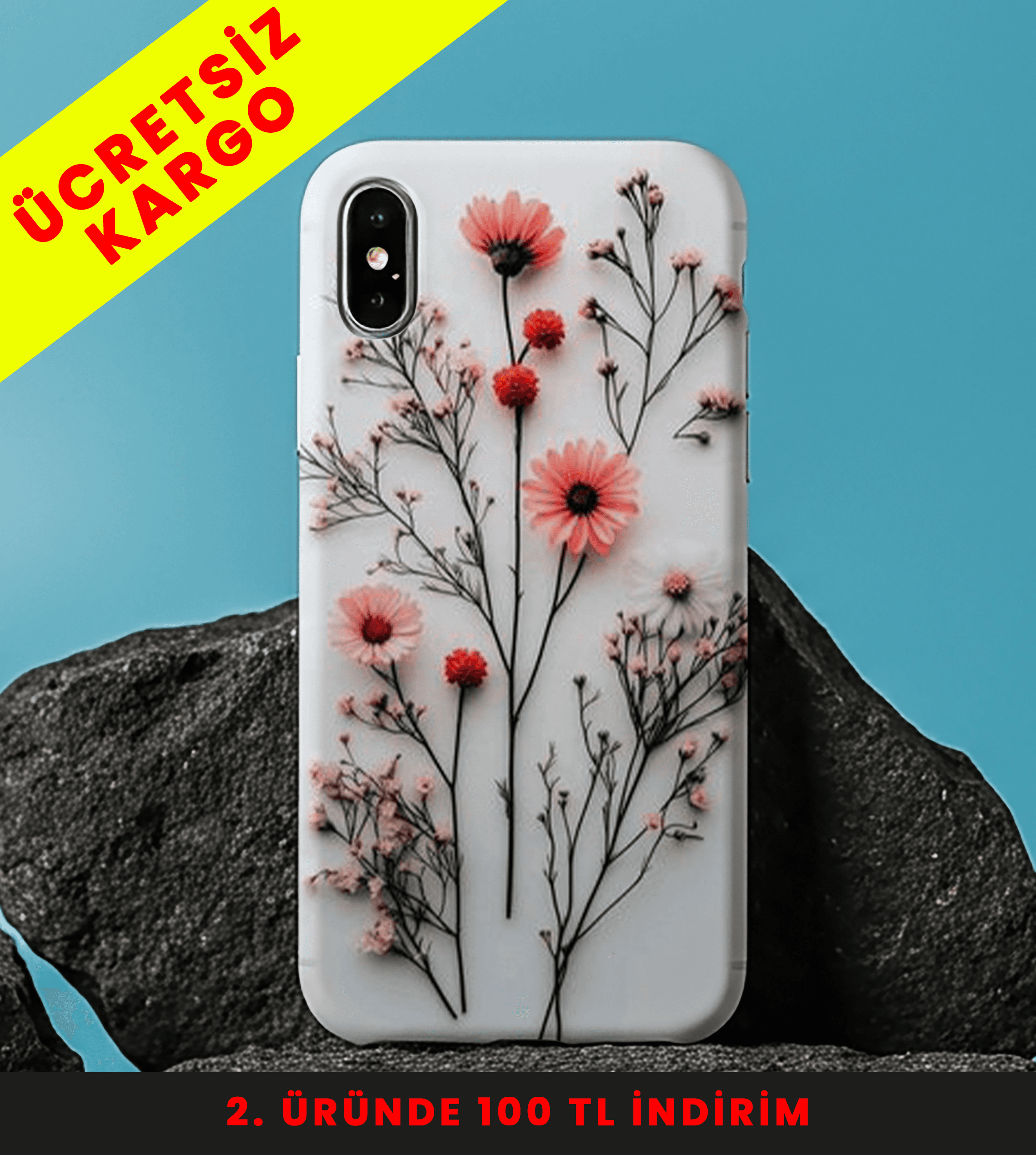 Crimson Harmony Tasarım baskılı Telefon Kılıfları