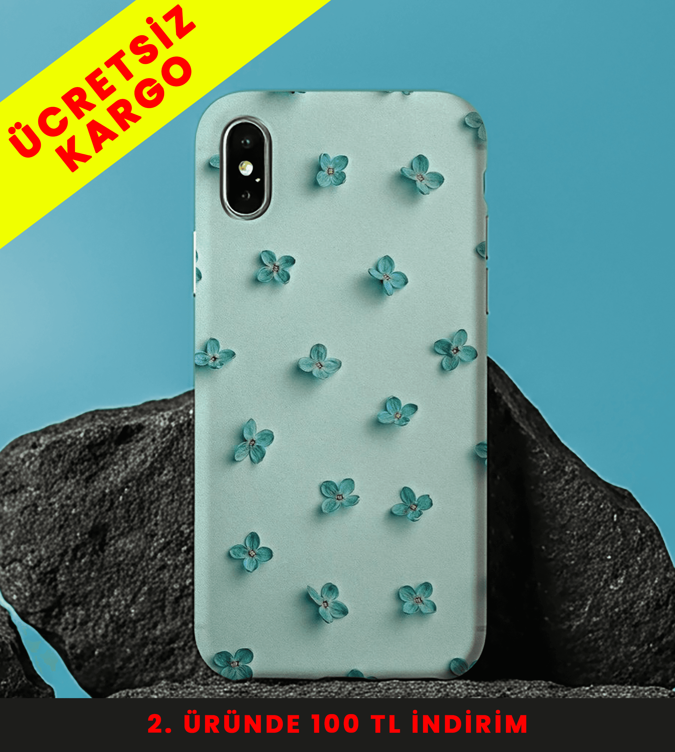 Green Blossom Tasarım Baskılı Telefon Kılıfları