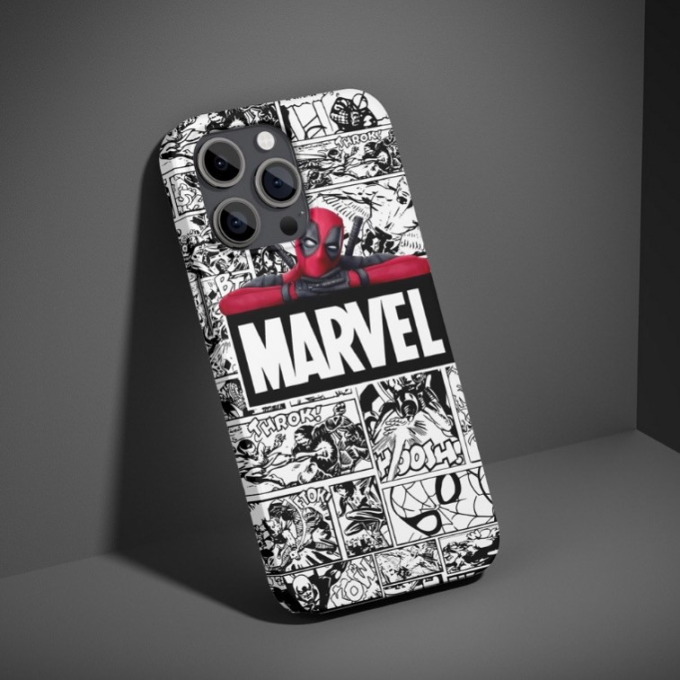 Marvel Universe Tasarım Baskılı Telefon Kılıfları