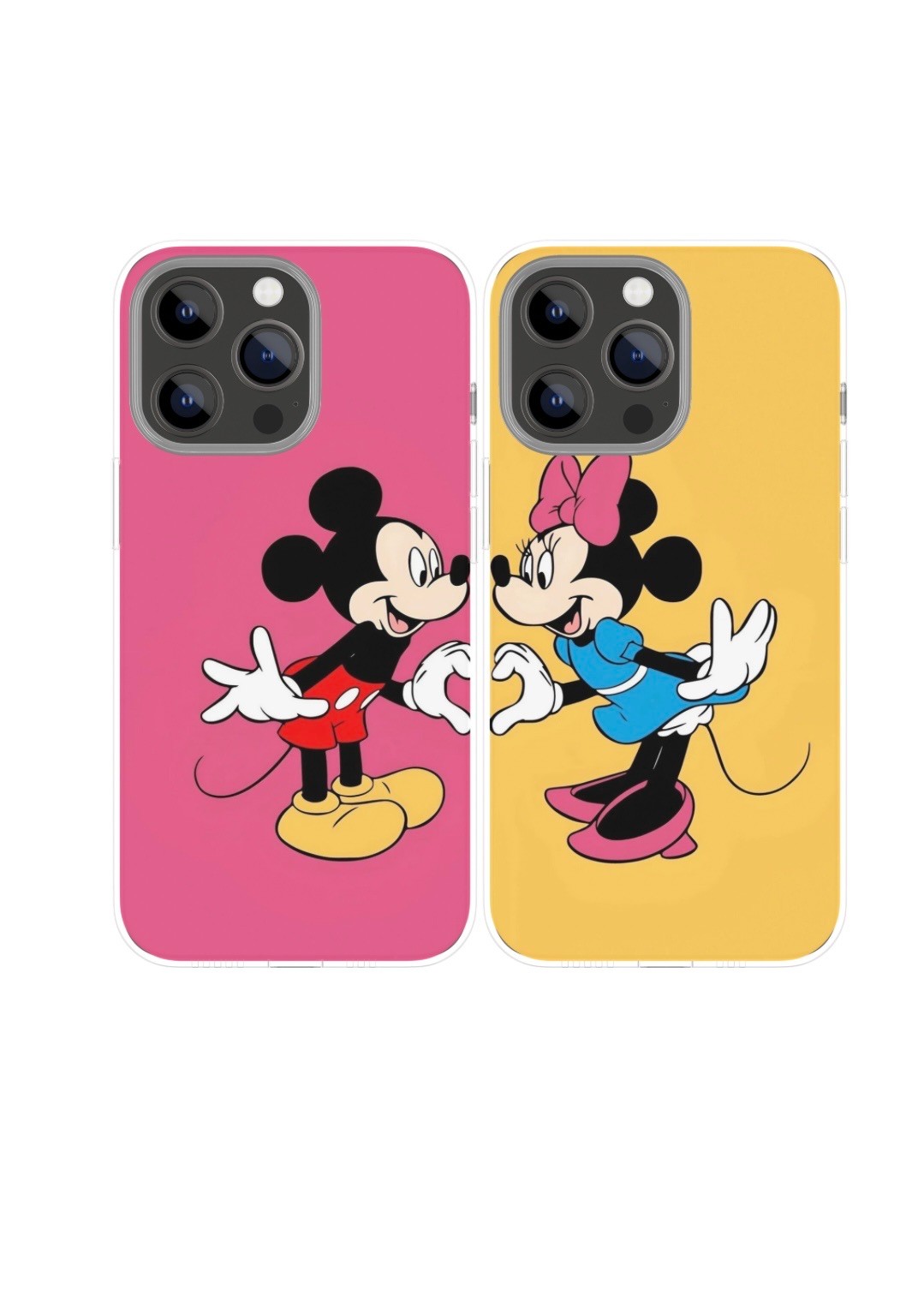 Mickey & Minnie Tasarım Baskılı Telefon Kılıfları