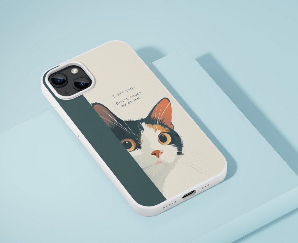 Cat Vibes Tasarım Baskılı Telefon Kılıfları