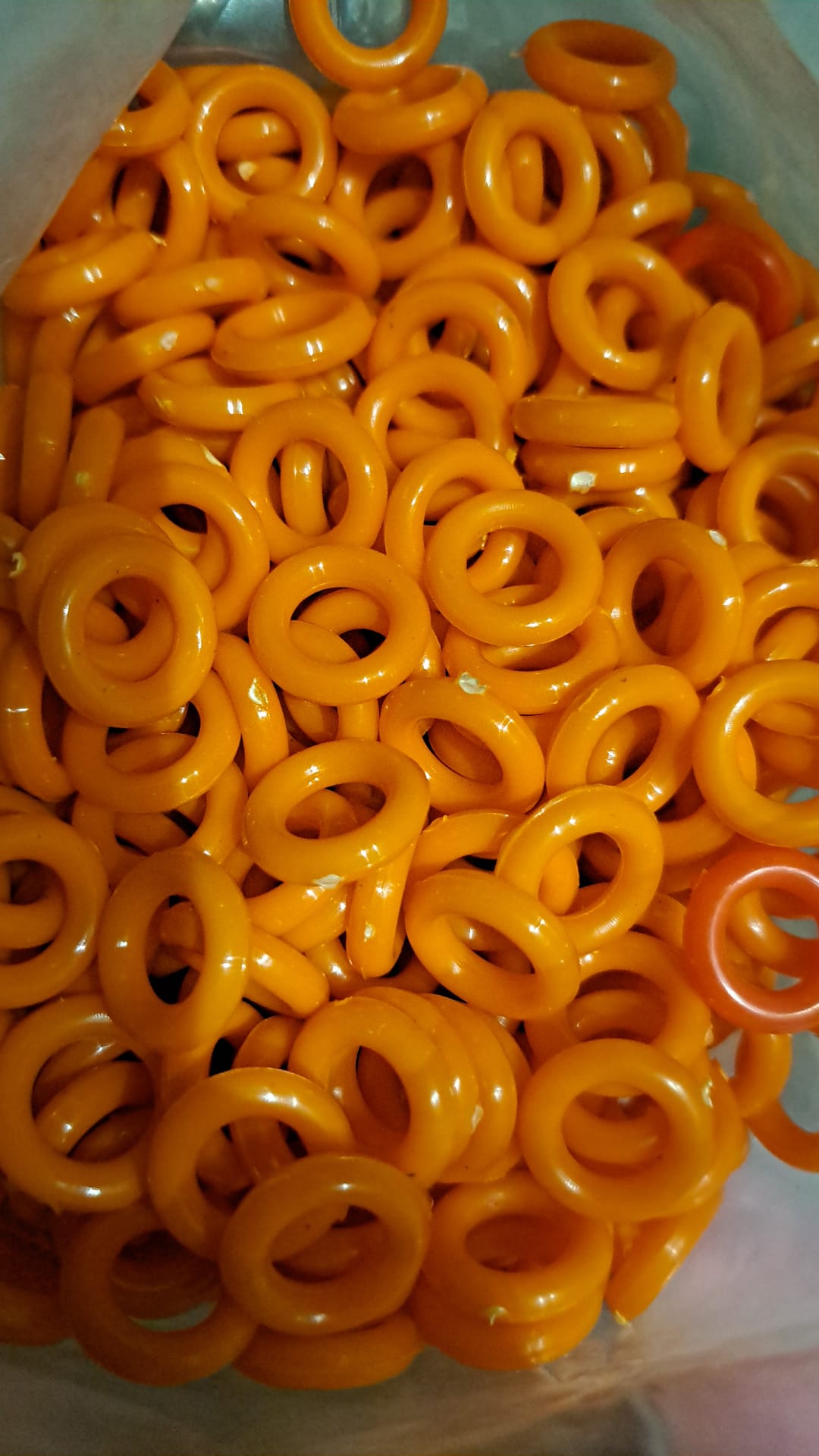 Renkli Güvercin Ayak Halkası, Simit Klips 50 adet