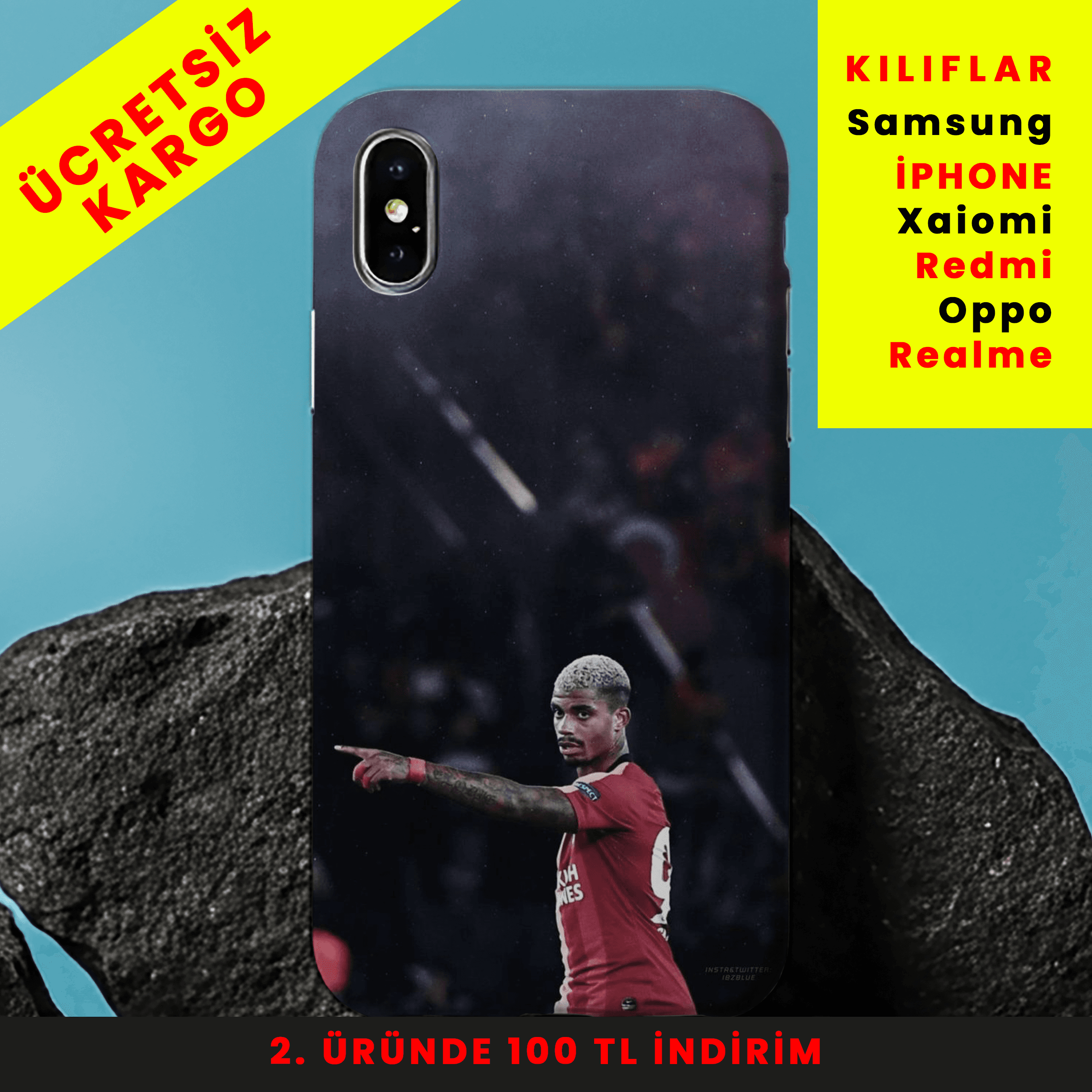 Lemina Power Tasarım Baskılı Telefon Kılıfları
