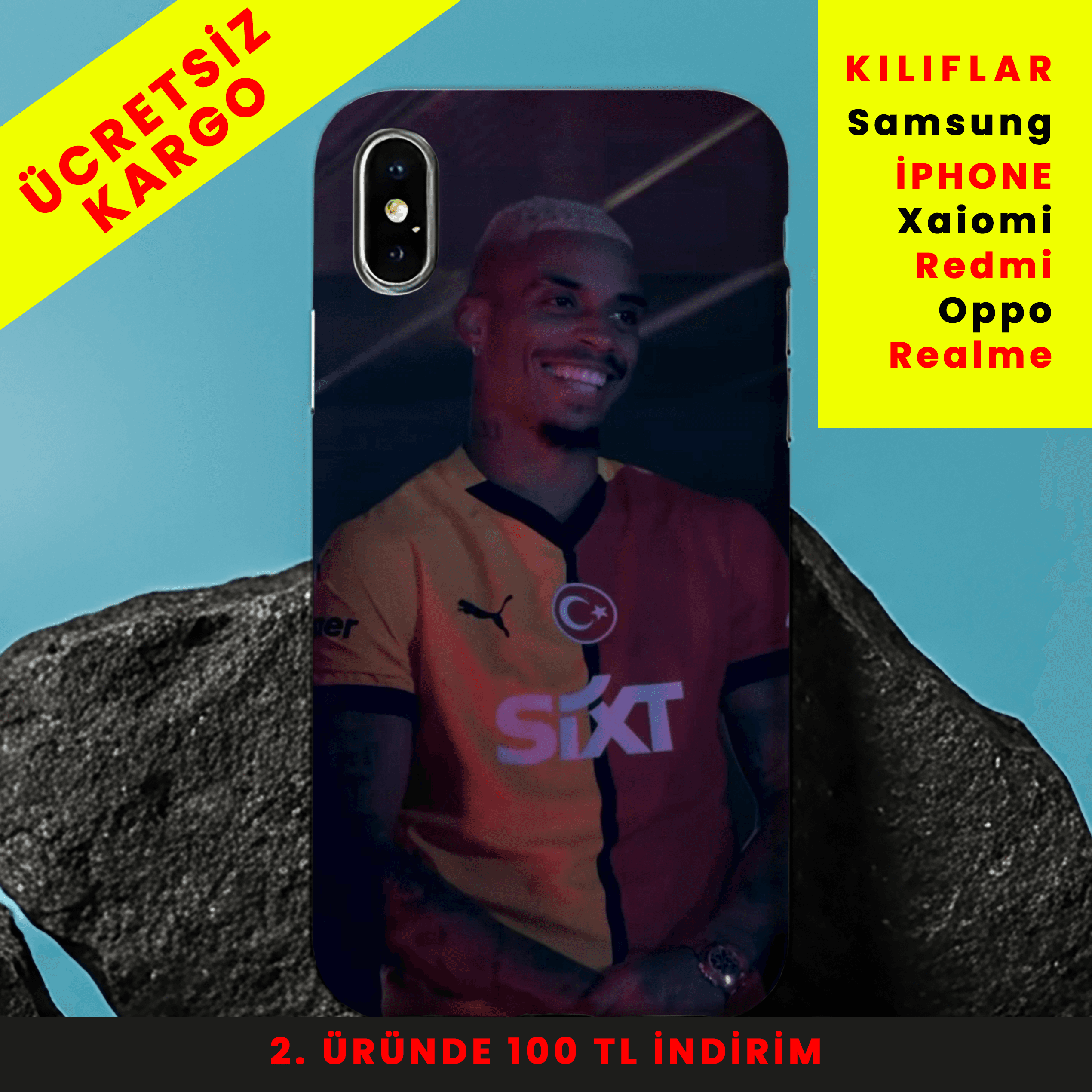 Lemina Force-Galatasaray Power Tasarım Baskılı Telefon Kılıfları
