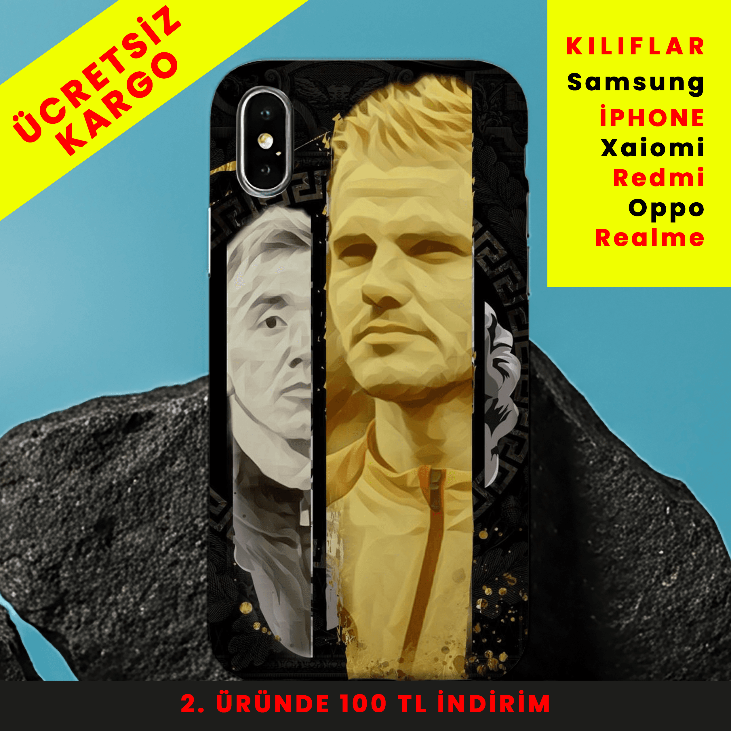 Aslan Ruhuyla Tasarım Baskılı Telefon Kılıfları