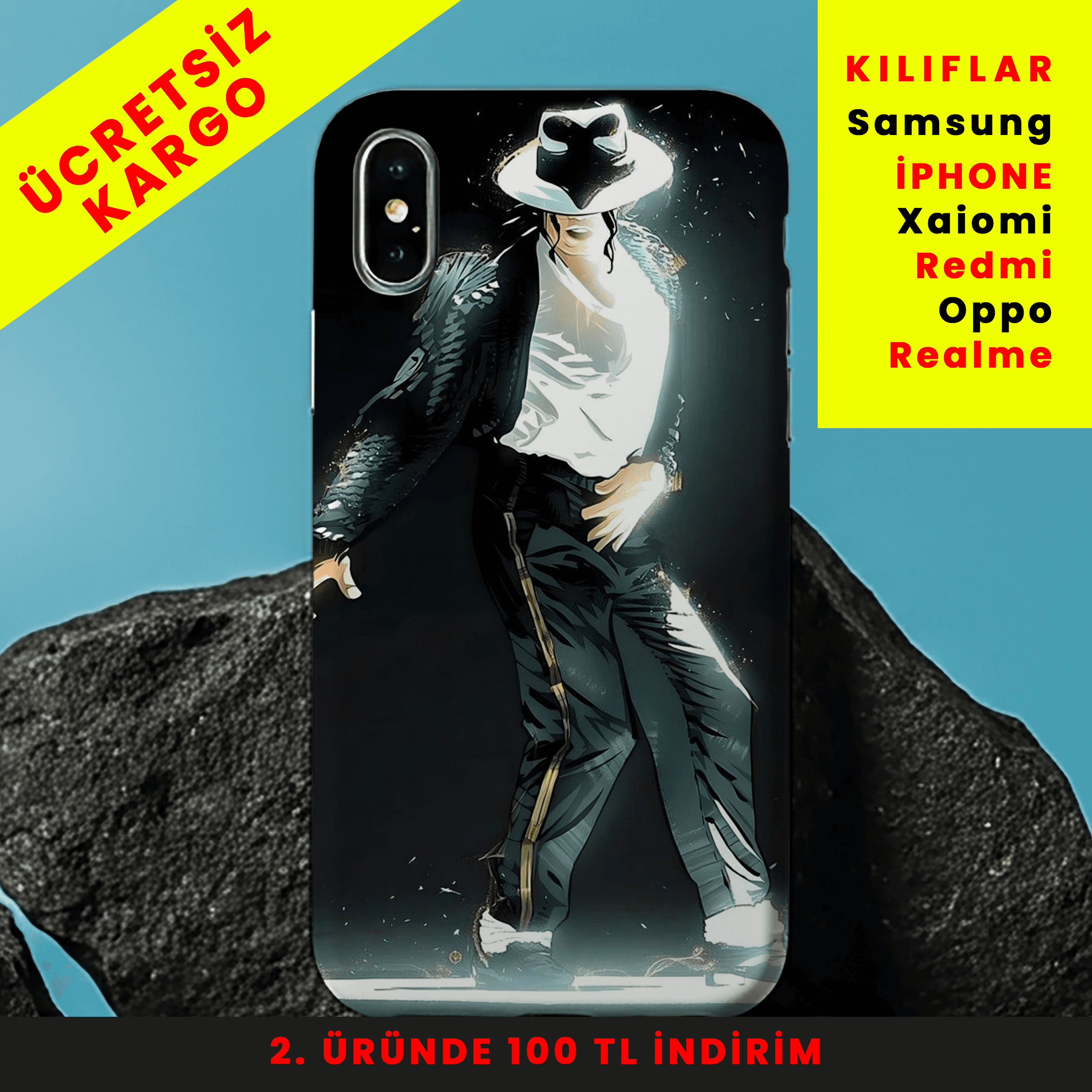 Forever Icon Tasarım Baskılı Telefon Kılıfları