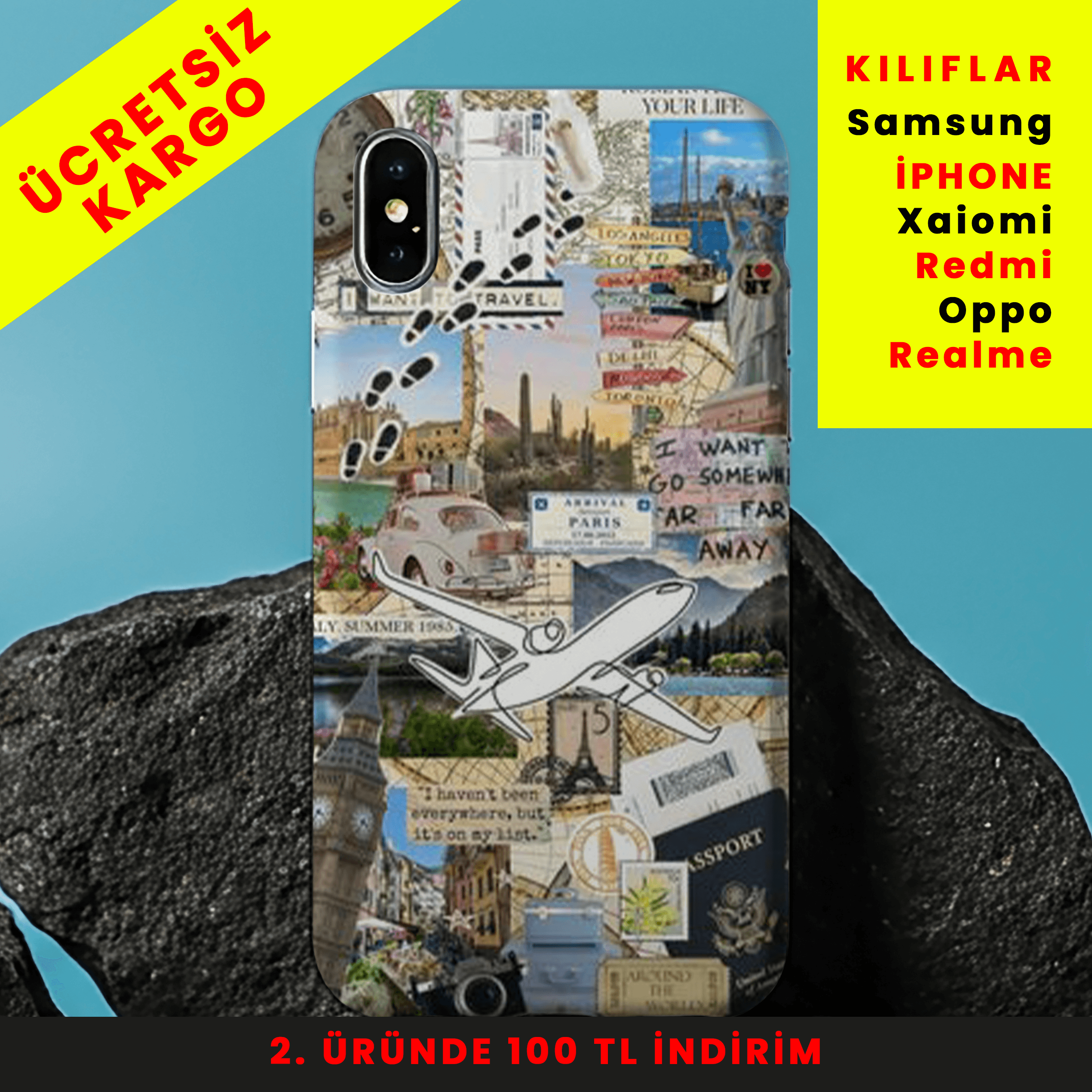 Haydi Uçalım Tasarım Baskılı Telefon Kılıfları