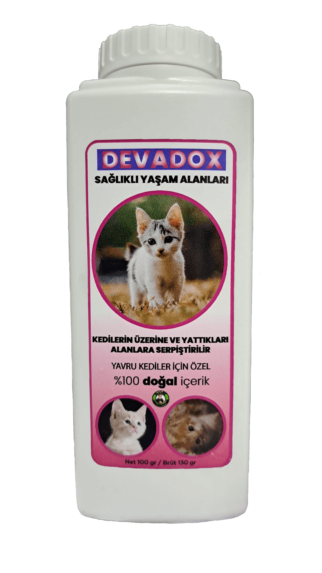 Devadox Dış Parazit Yavru Kedi Bit Pire İlacı Doğal Toz 100 gr