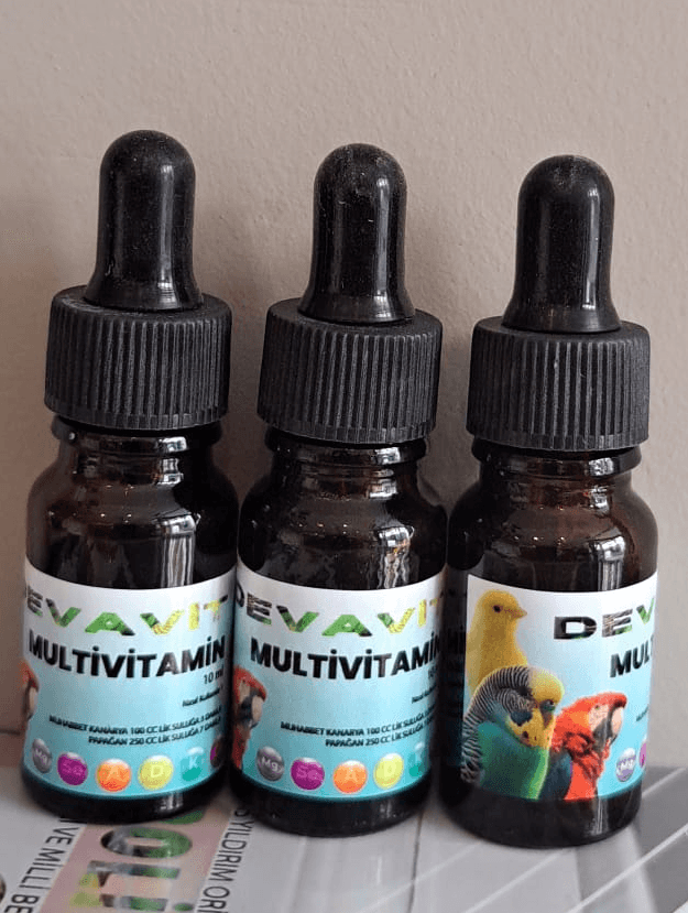 Devavit Muhabbet Kuşu Kanarya Papağan Multivitamin 10 ml (1 adet)