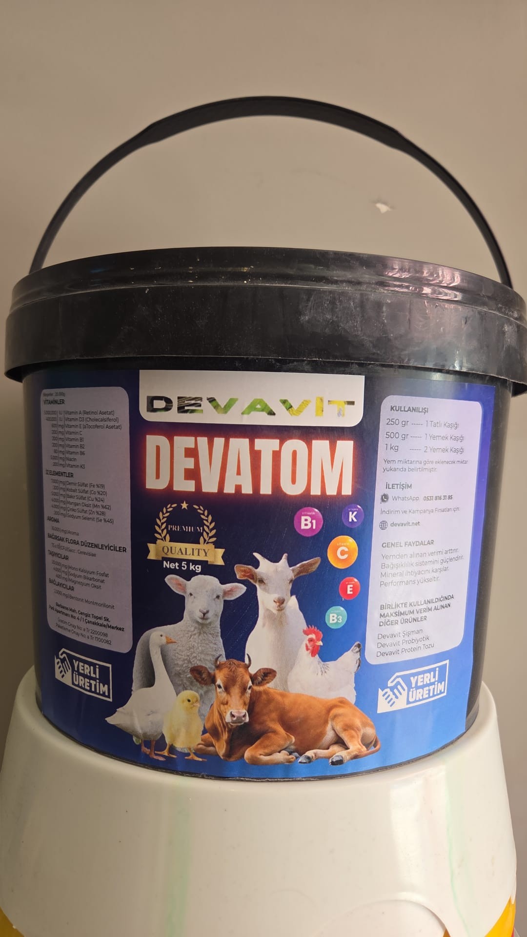 Devatom Enerji Yem KATKISI 5 KG 