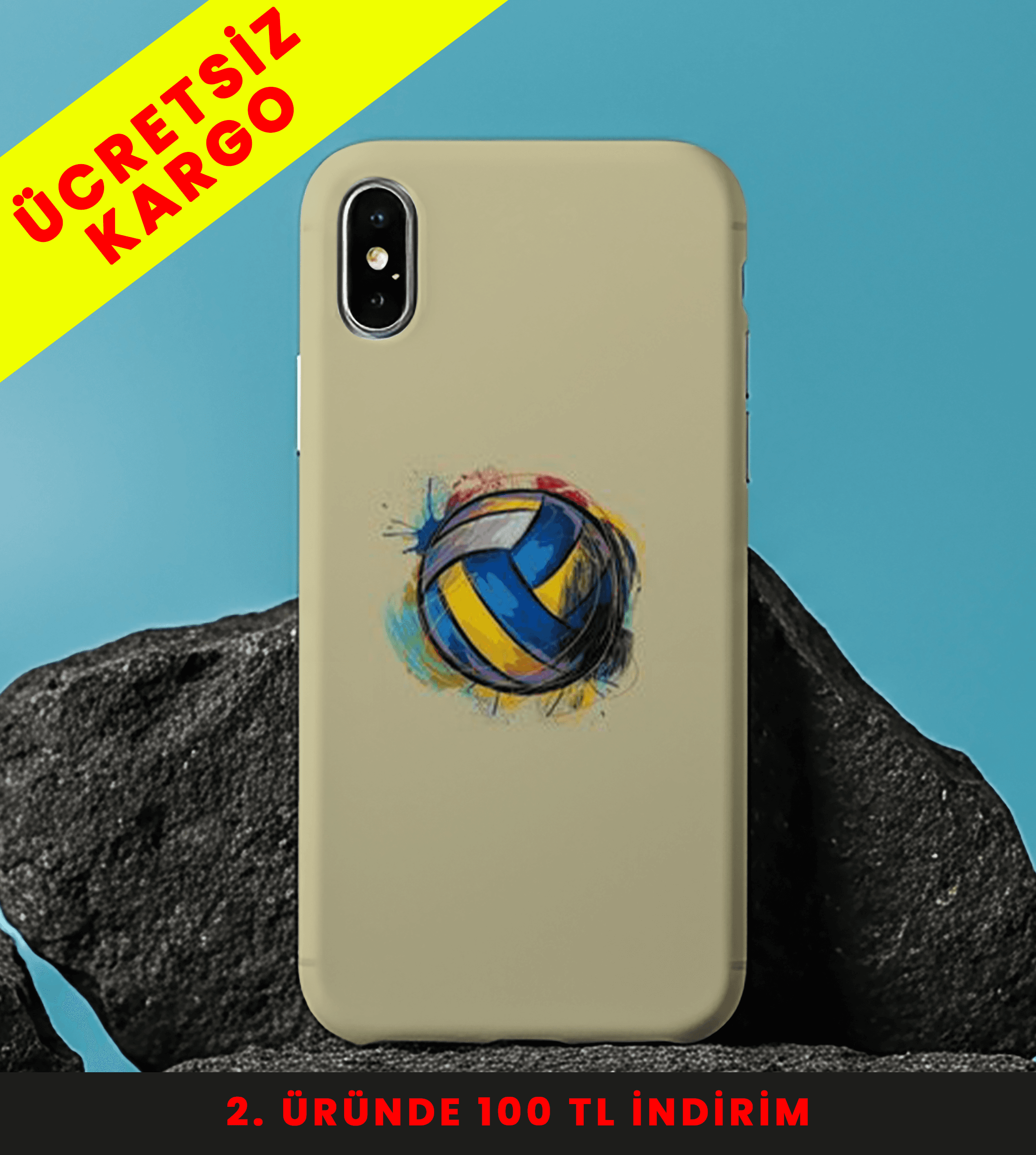 Volley Pasion tasarım Baskılı Telefon Kılıfları
