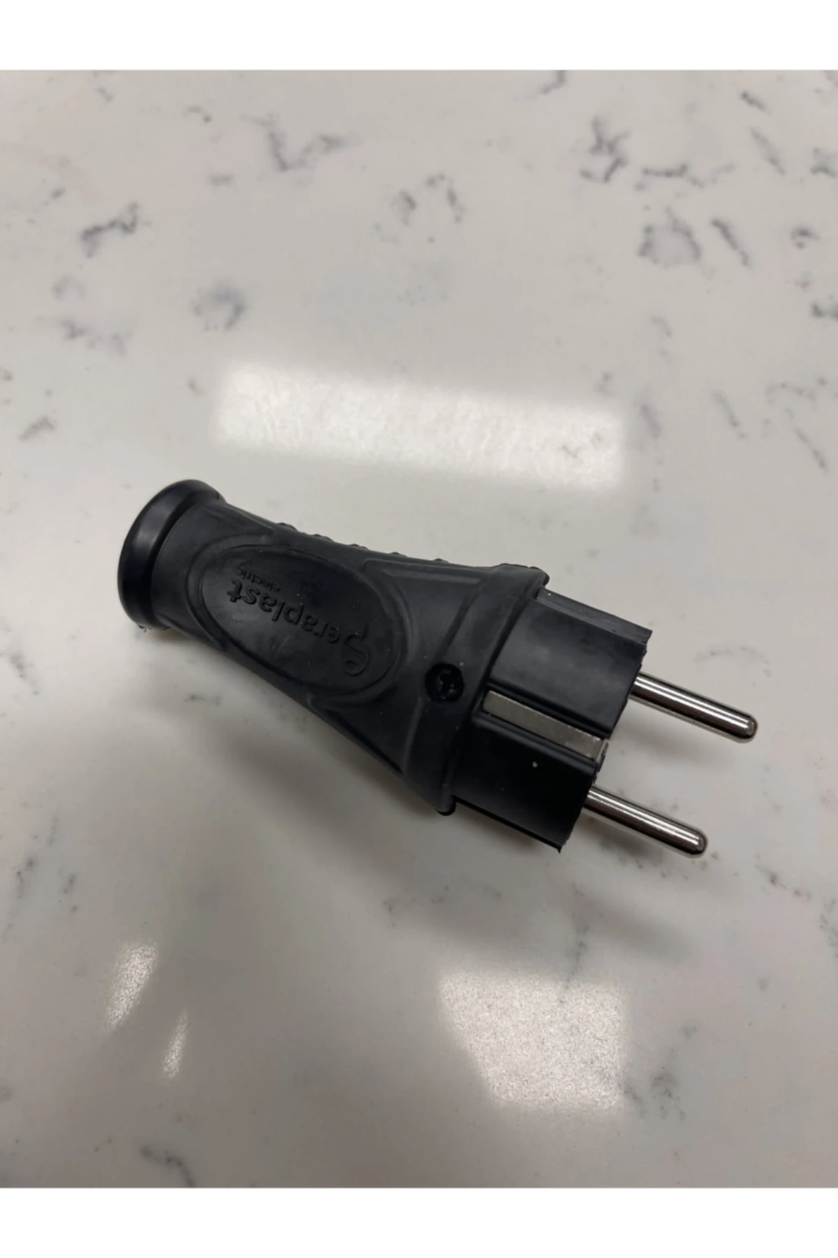 1x16a Kauçuk Topraklı Düz Fiş