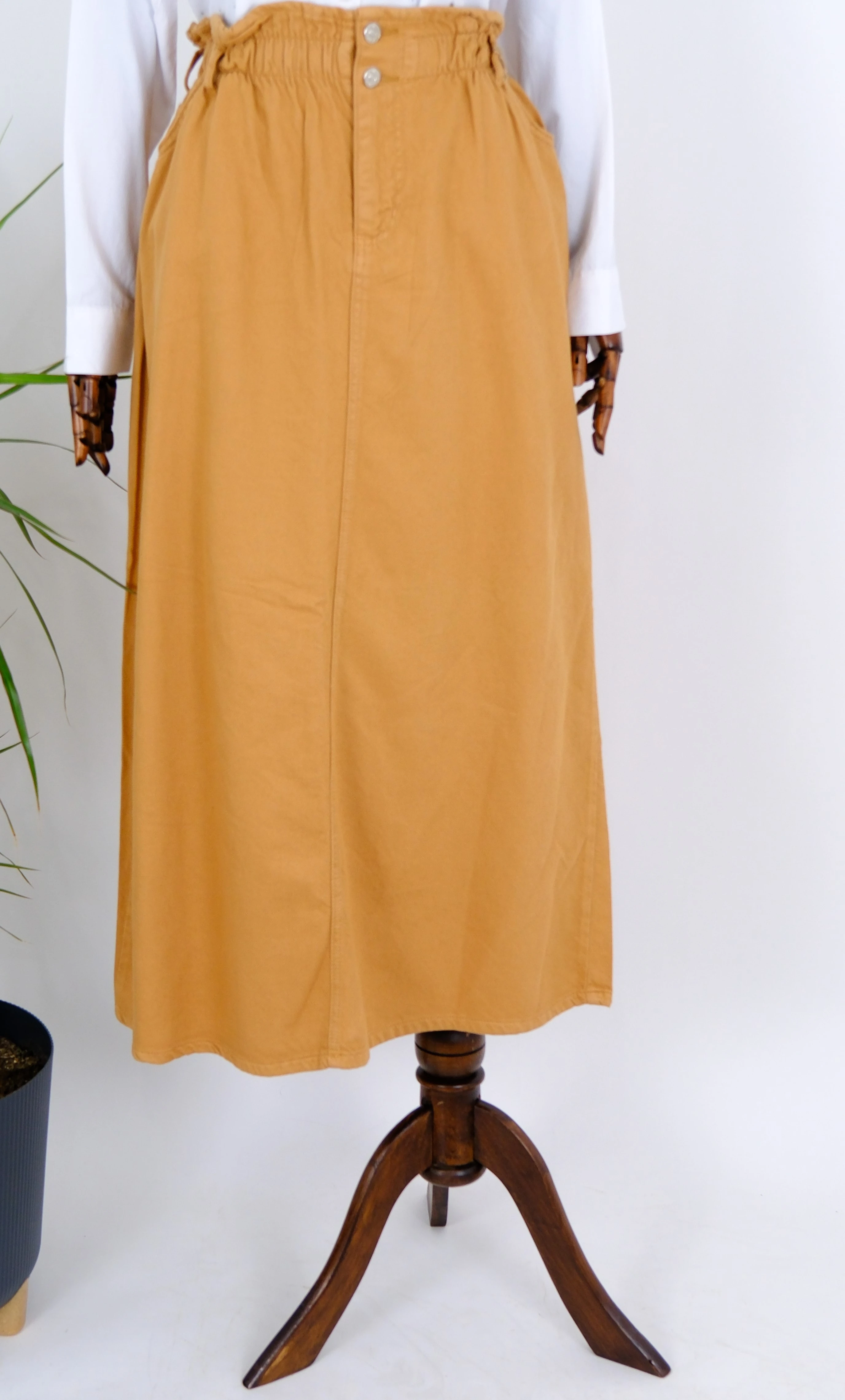 YÜKSEL BEL KOT ETEK  - Sarı