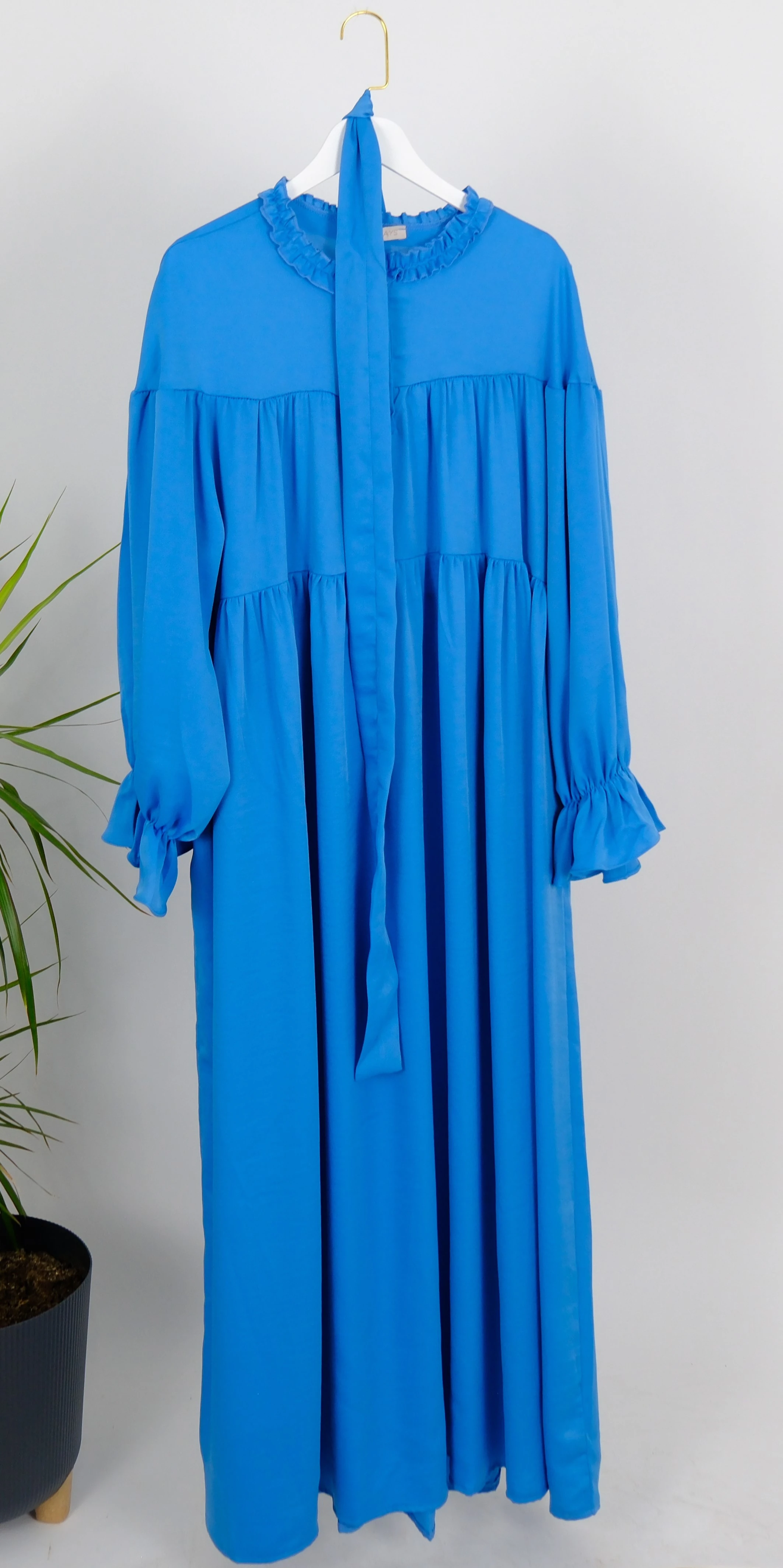 FIRFIRLI SATEN ELBİSE 