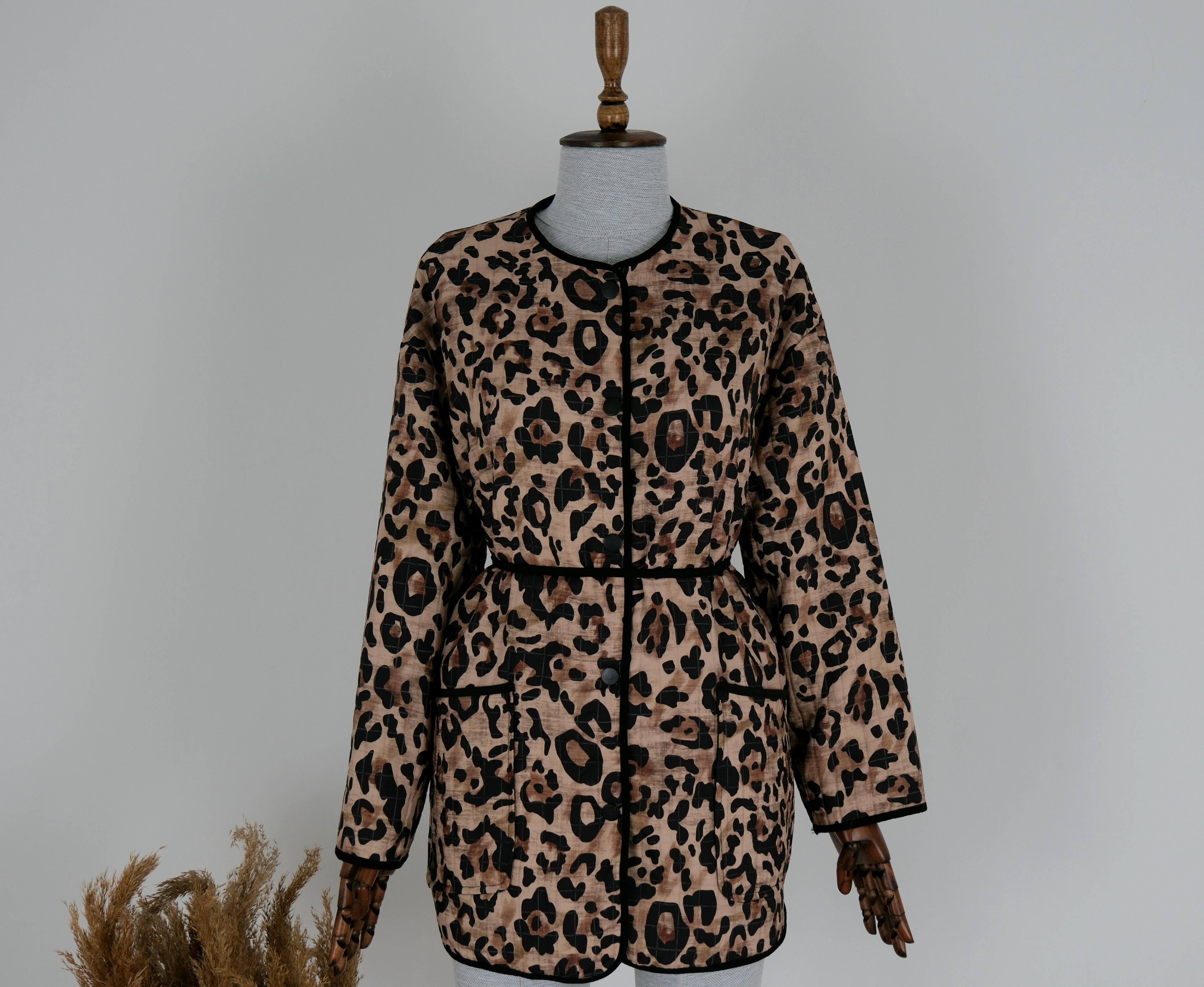 LEOPAR DESENLİ MONT 