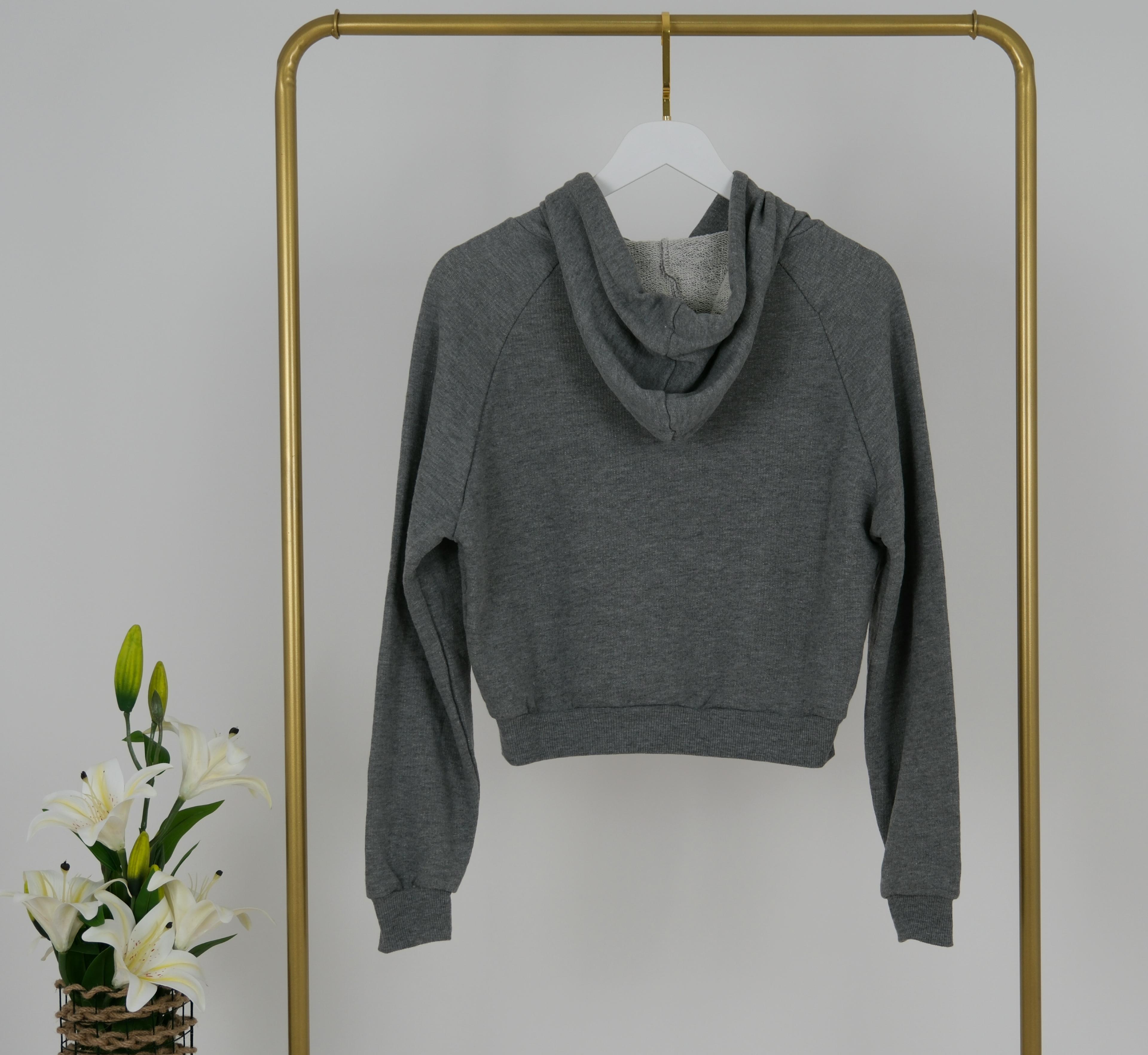 CROP KAPÜŞONLU SWEATSHİRT 