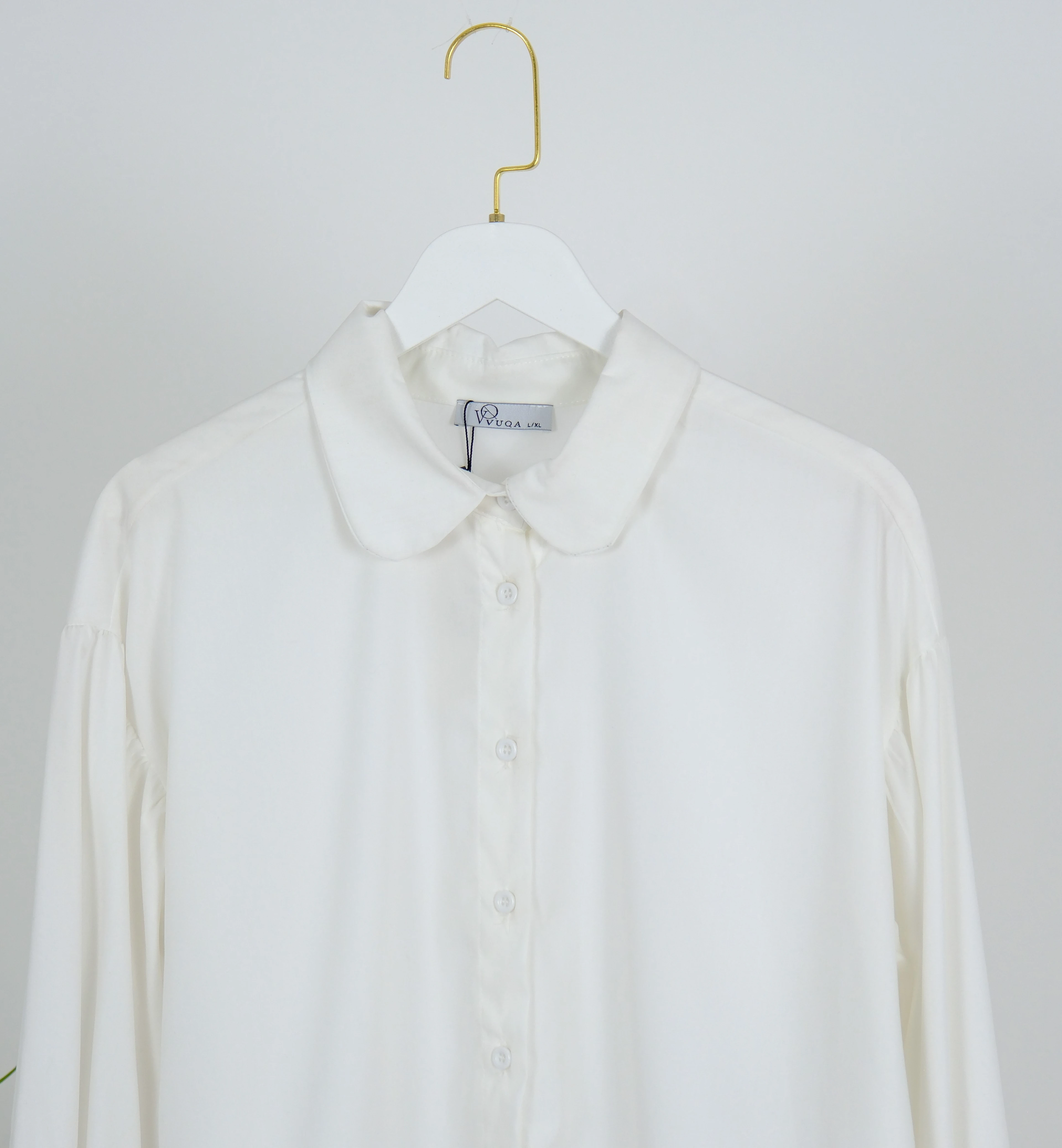 BAĞCIK DETAYLI UZUN KOLLU  GÖMLEK 