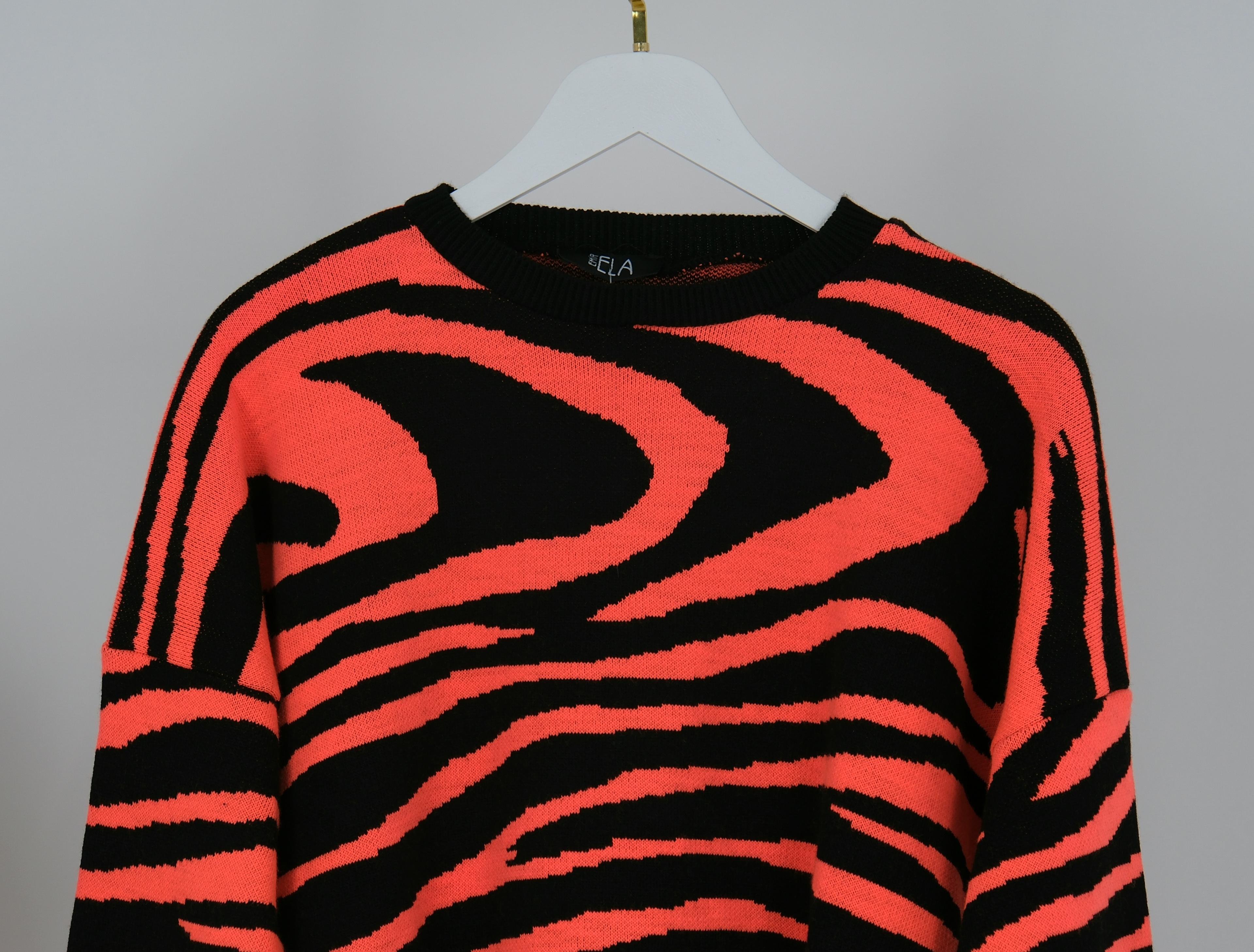 ZEBRA DESENLİ KAZAK 